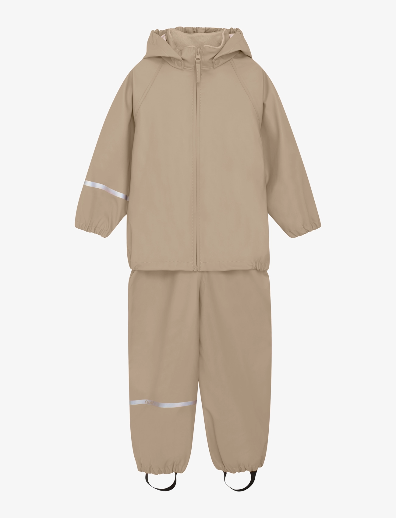 CELAVI Basic Regenkleidung Set -Pu Beige - 100 - Kinder