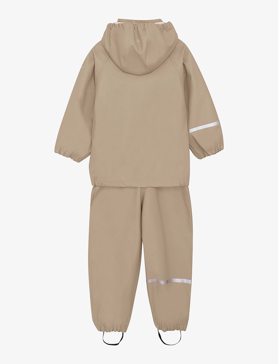 CeLaVi - Basic rainwear set -Recycle PU - rain sets - white pepper - 2