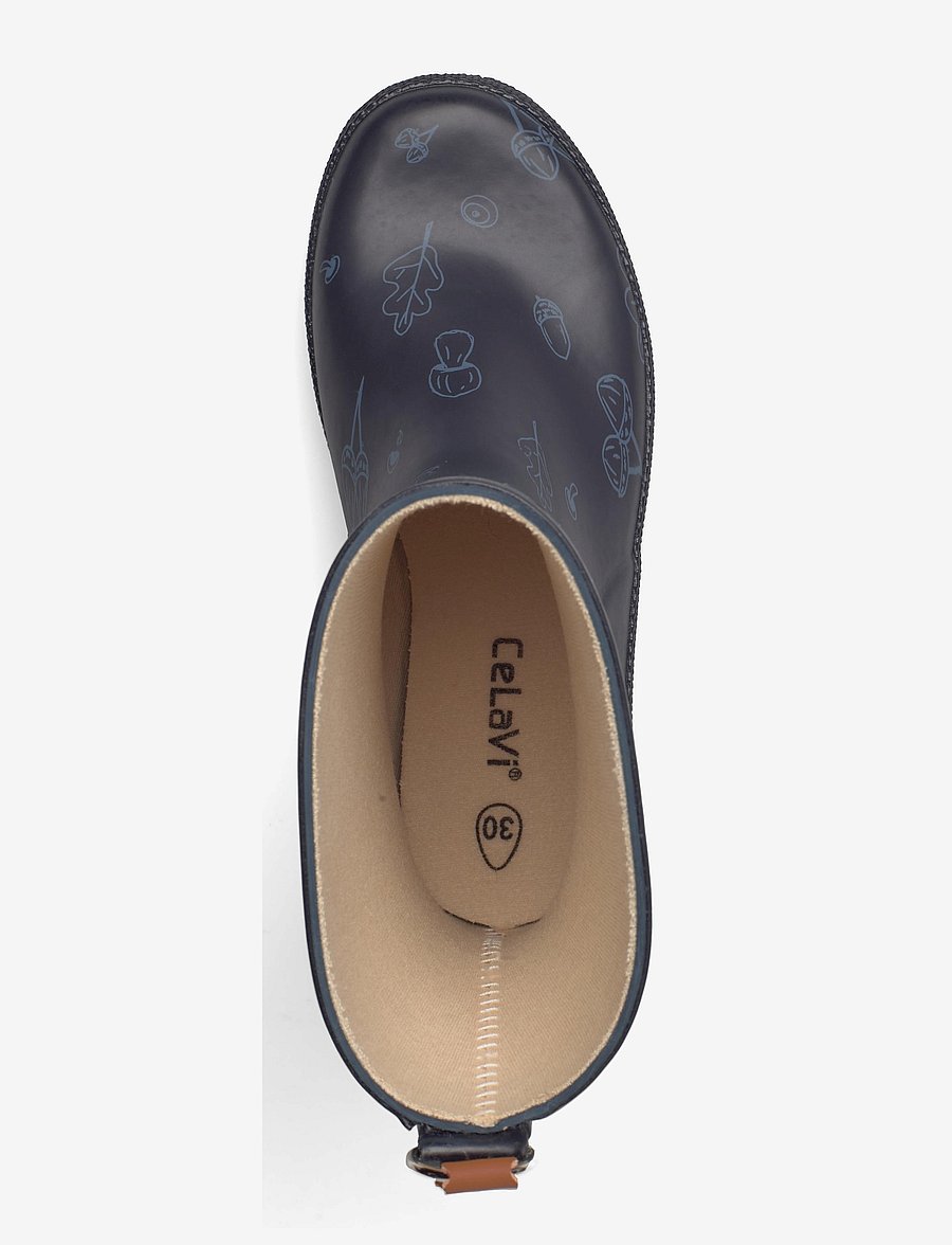 CeLaVi - Basic Wellies w. AOP - voodrita kummikud - dark navy - 3
