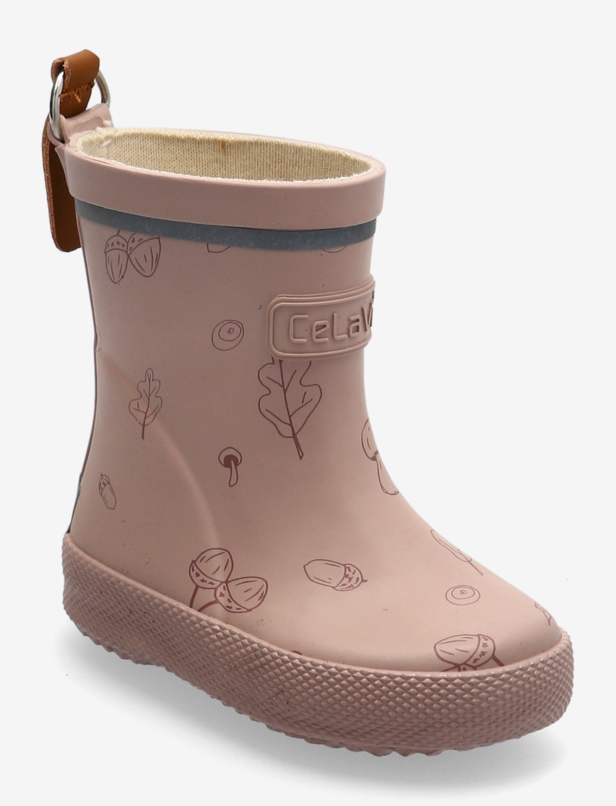 CeLaVi Basic Wellies w. AOP - Wintersparnisse - MISTY ROSE / pink/rose