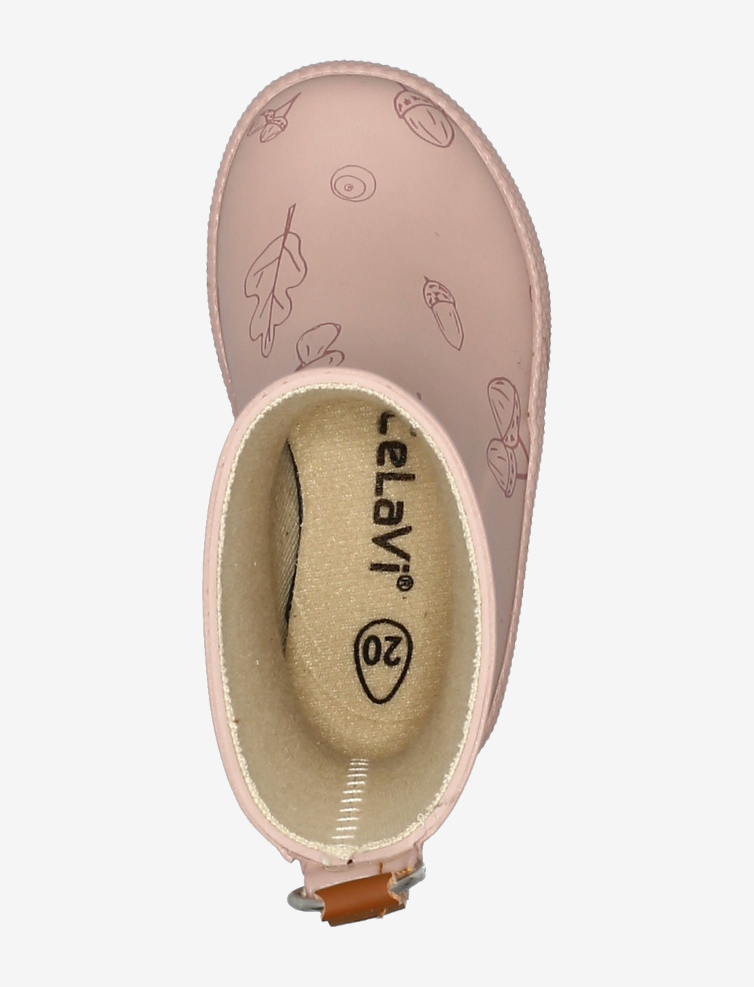 CeLaVi - Basic Wellies w. AOP - unlined rubberboots - misty rose - 3