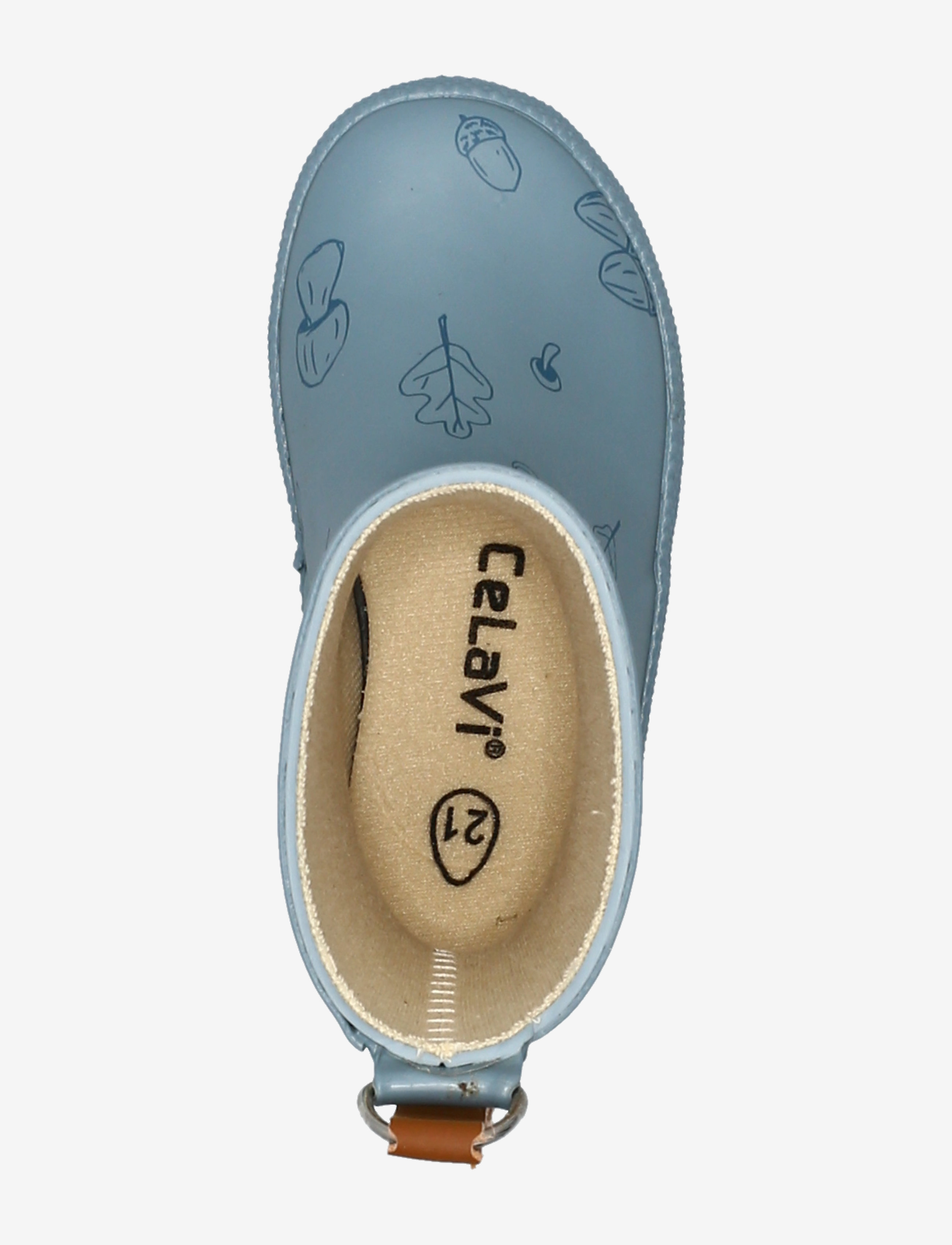 CeLaVi - Basic Wellies w. AOP - gummistøvler uten linjer - smoke blue - 3