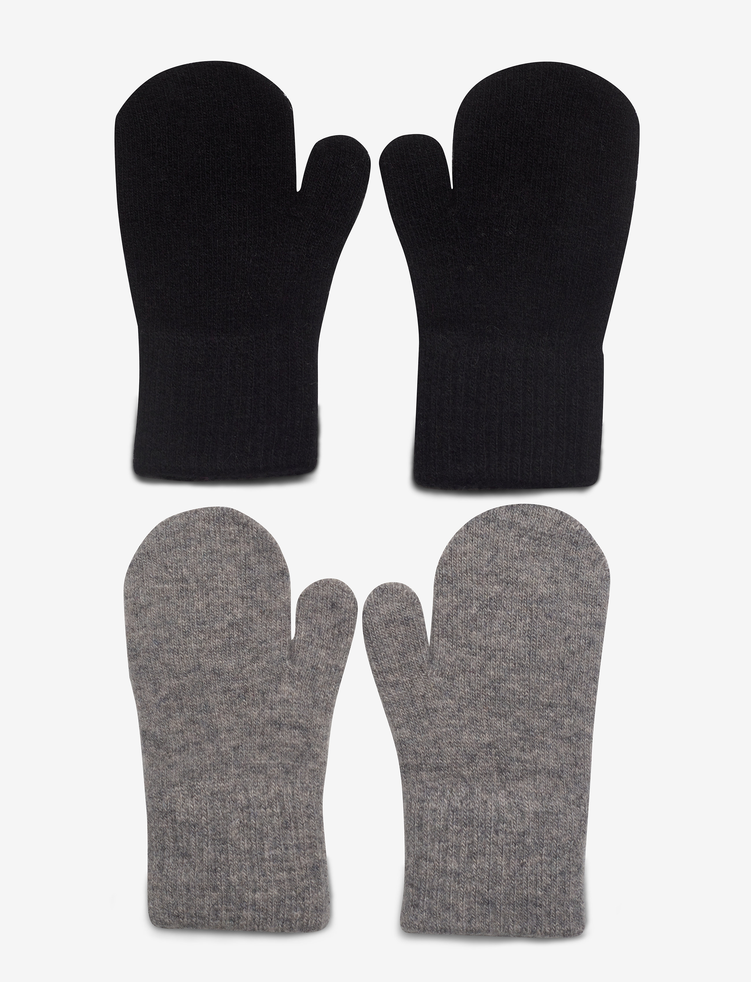 CeLaVi Magic Mittens 2-Pack, 98-110, Grey, Handsker Og Vanter > Vanter, Børn