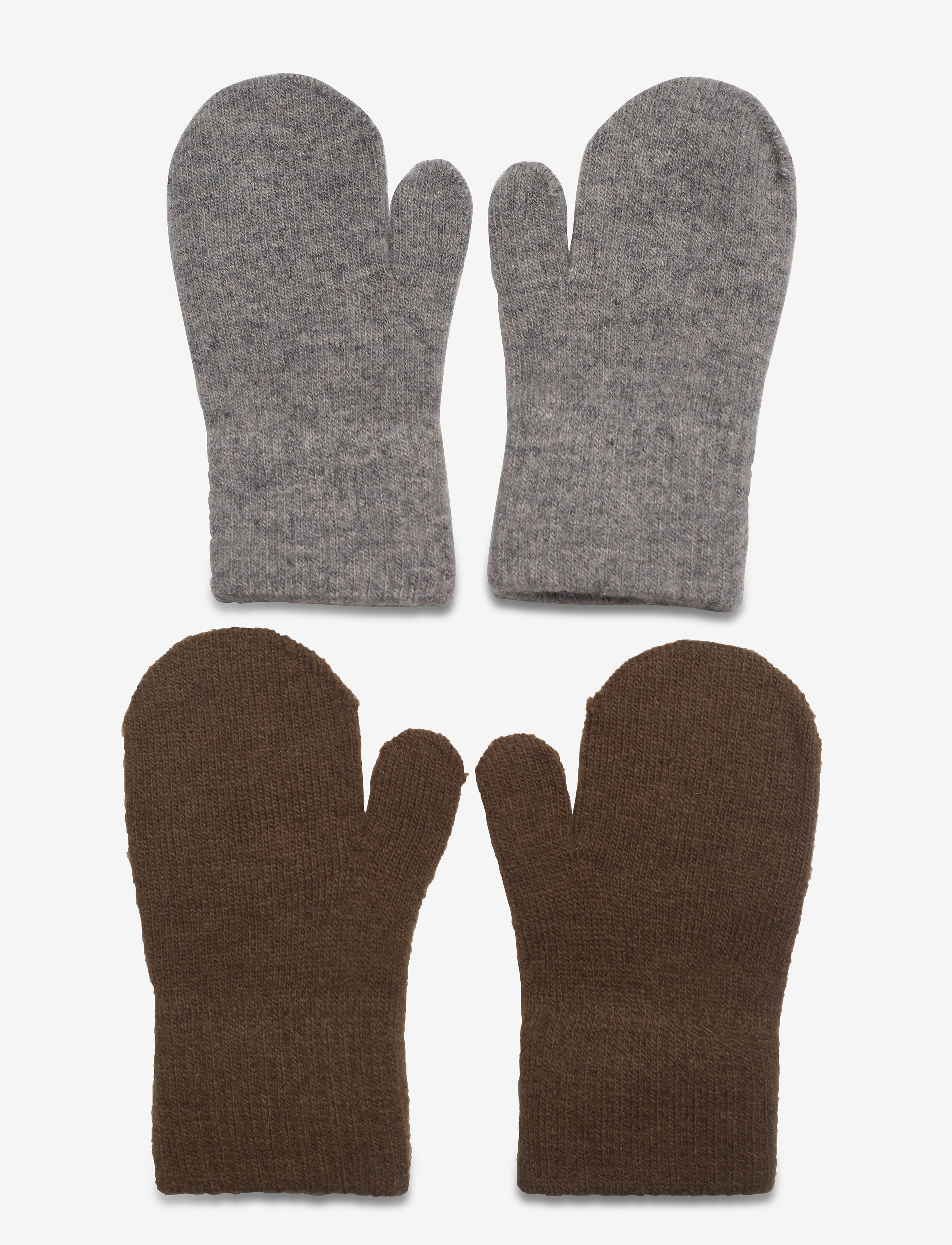 CeLaVi Magic Mittens 2-Pack, 98-110, Grey, Handsker Og Vanter > Vanter, Børn