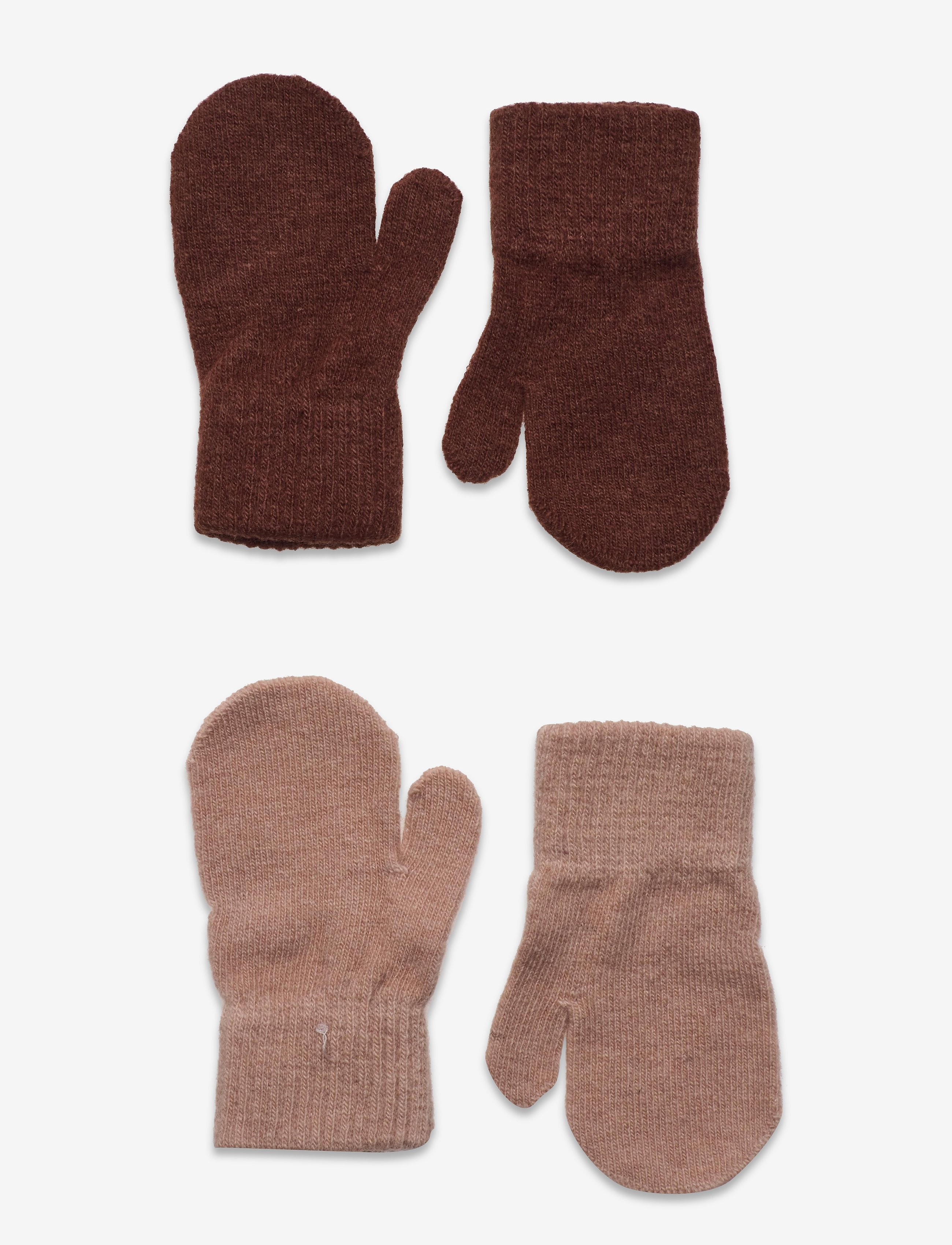 CeLaVi Magic Mittens 2-Pack, 98-116, Gloves & Mittens, Braun - Kinder