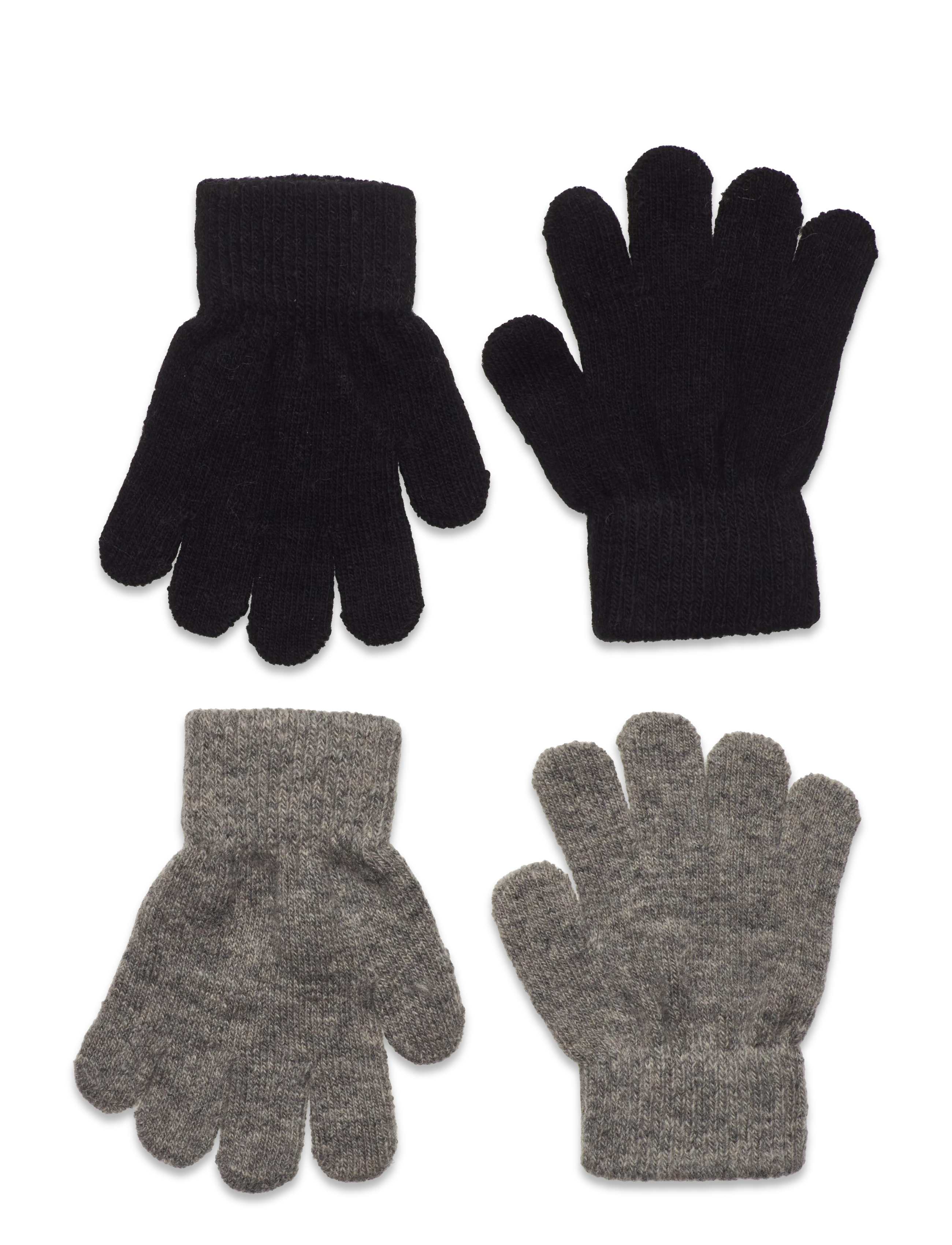 CeLaVi Magic Gloves 2-Pack, 80-92, Grey, Handsker Og Vanter > Vanter, Børn