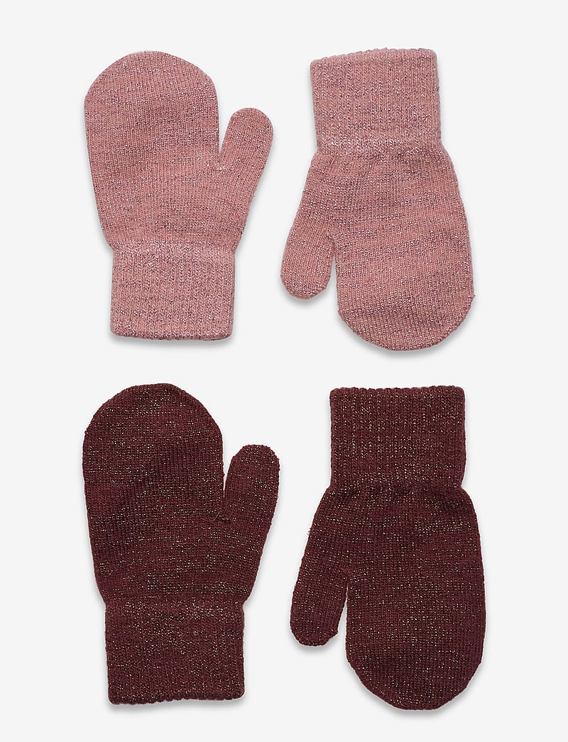 CeLaVi - Magic Glitter Mittens 2-pack - kindad - fudge - 0