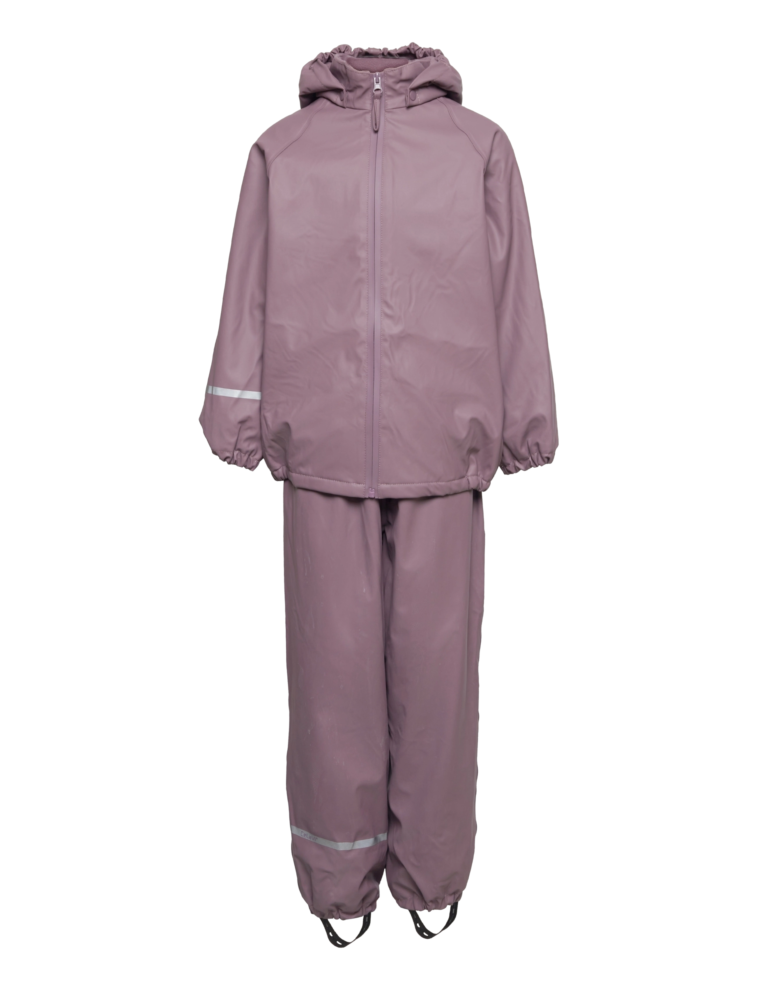 CELAVI Regenkleidung Set Lining -Recycle Grau - 86-92 - Kinder