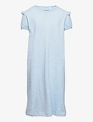 CeLaVi - Nightdress SS -AOP - short-sleeved casual dresses - dream blue - 0