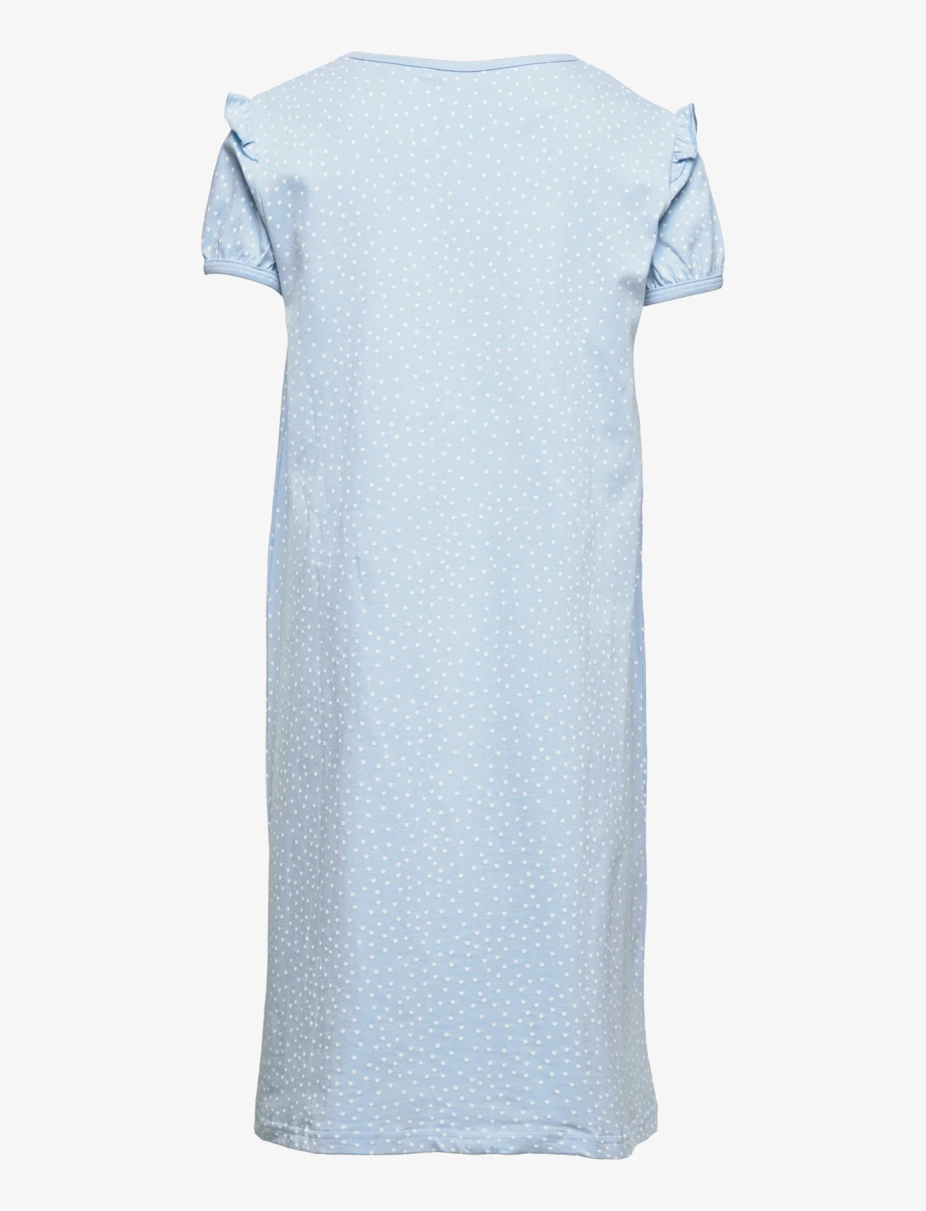 CeLaVi - Nightdress SS -AOP - short-sleeved casual dresses - dream blue - 1