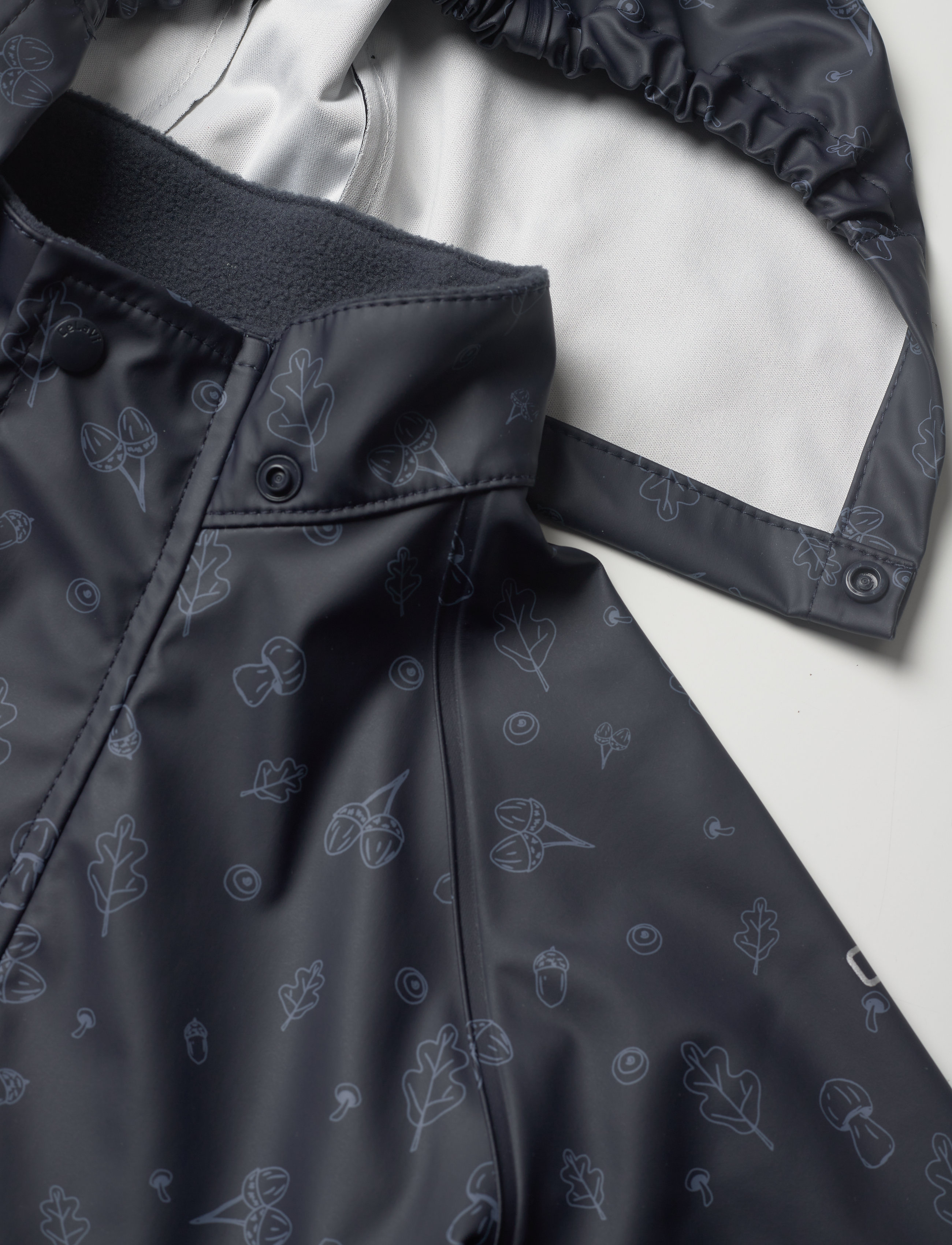 CeLaVi - Rainwear set AOP -Recycle PU - vihmakomplektid - dark navy - 4