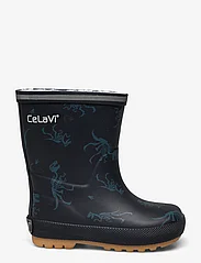 CeLaVi - Thermal wellies (AOP) w.lining - lined rubberboots - dark navy - 1