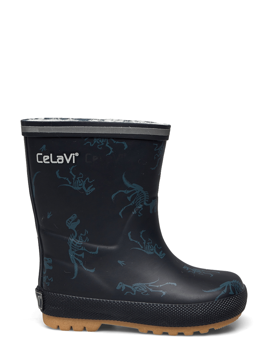 CeLaVi - Thermal wellies (AOP) w.lining - gefütterte gummistiefel - dark navy - 1