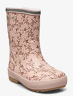 Thermal wellies (AOP) w.lining - MISTY ROSE