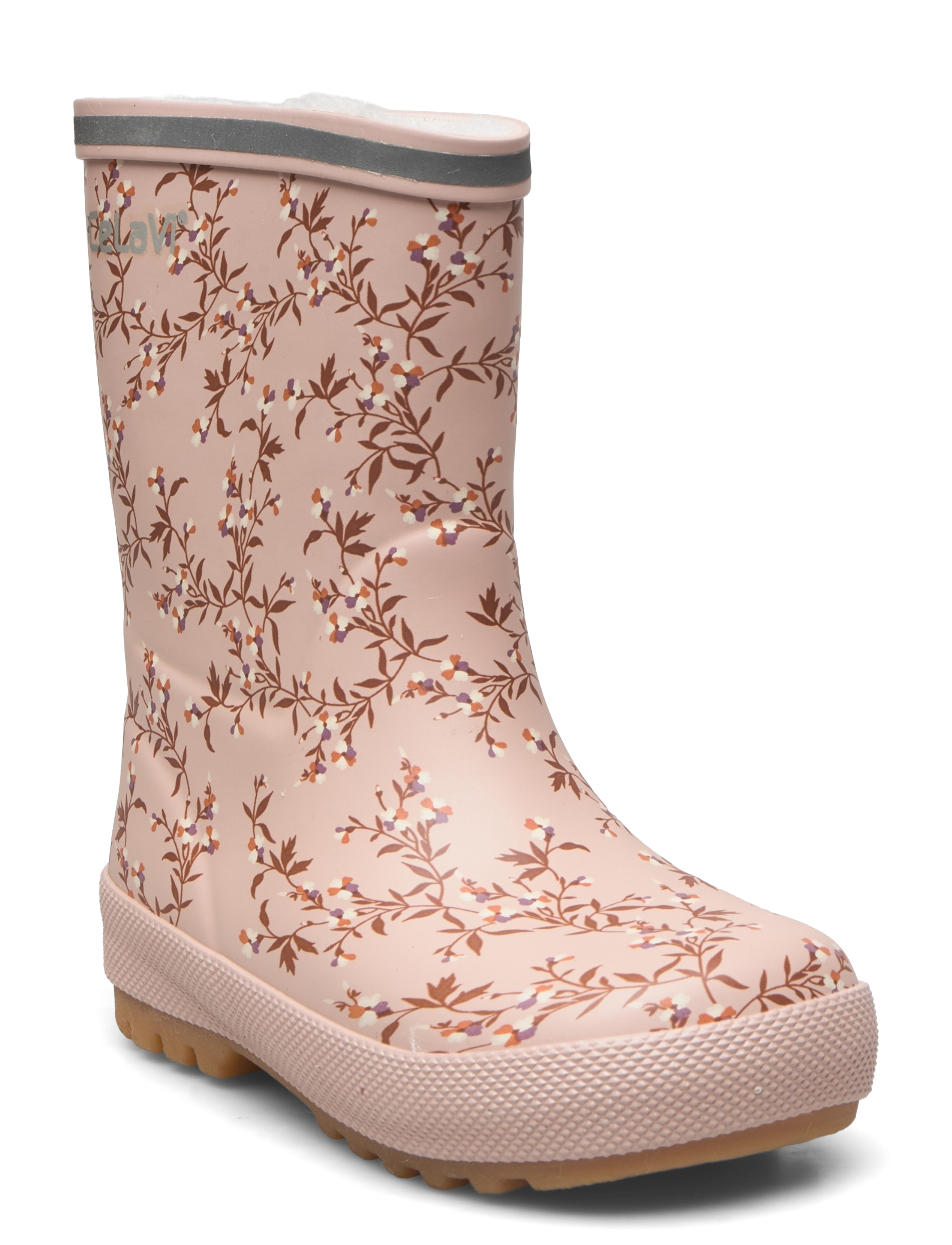 CeLaVi Thermal wellies (AOP) w.lining - Gummistøvler - MISTY ROSE / pink/rose
