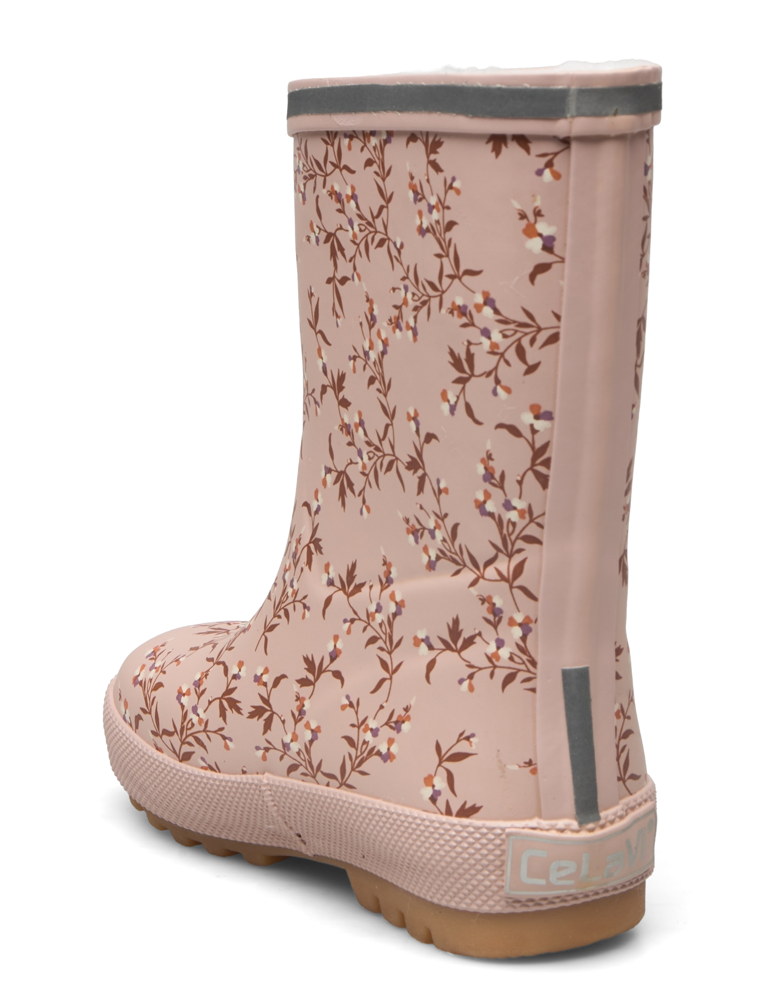 CeLaVi - Thermal wellies (AOP) w.lining - lined rubberboots - misty rose - 2