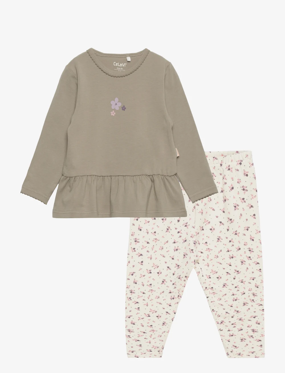 CeLaVi - Pyjamas w. AOP - sets - snow white - 0