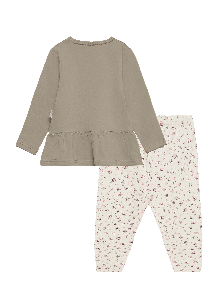 CeLaVi - Pyjamas w. AOP - pyjama-sets - snow white - 1