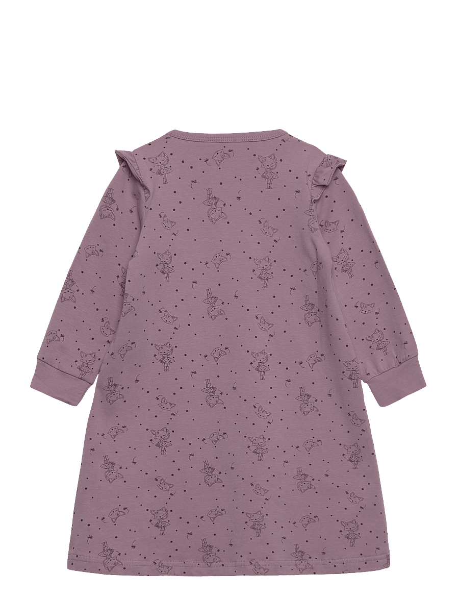 CeLaVi - Nightdress -AOP - langärmelige babykleider - elderberry - 1