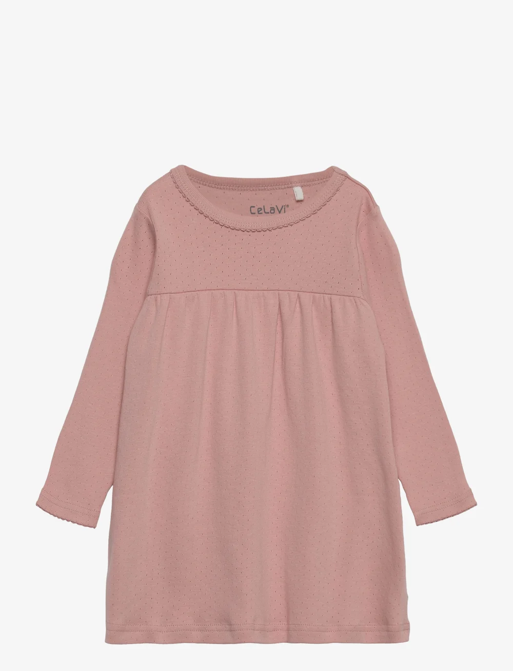 CeLaVi - Nightdress LS - langærmede babykjoler - misty rose - 0