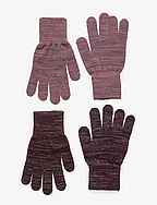Magic Gloves w.reflex 2-pack - ROSE BROWN