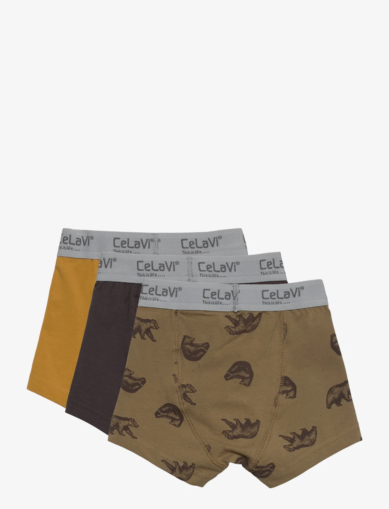 CeLaVi - Boxers 3-pack - unterhosen - gothic olive - 1