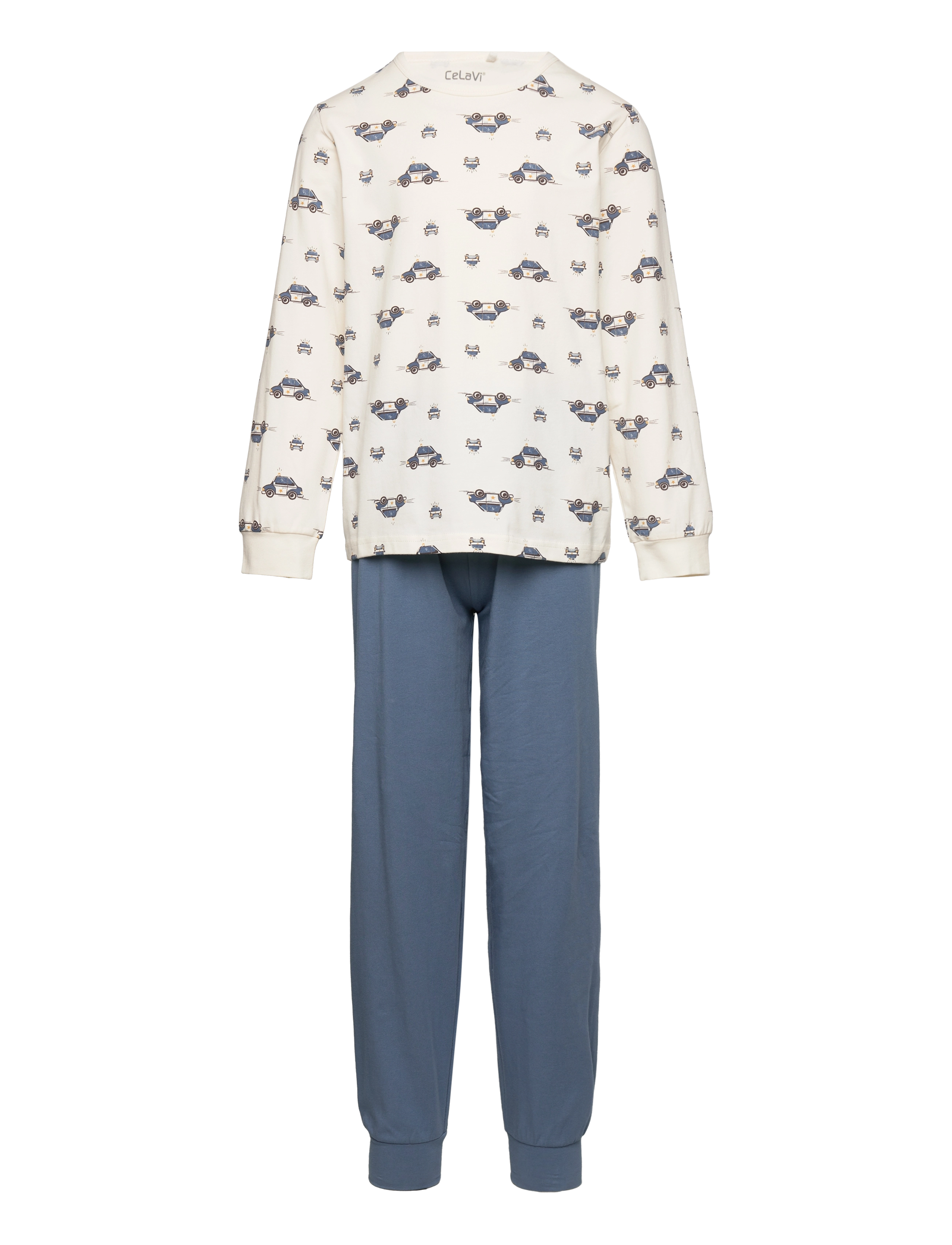CeLaVi Pyjama Set Ls, 80, Blue, Pyjamas > Pyjamas-Sæt, Børn