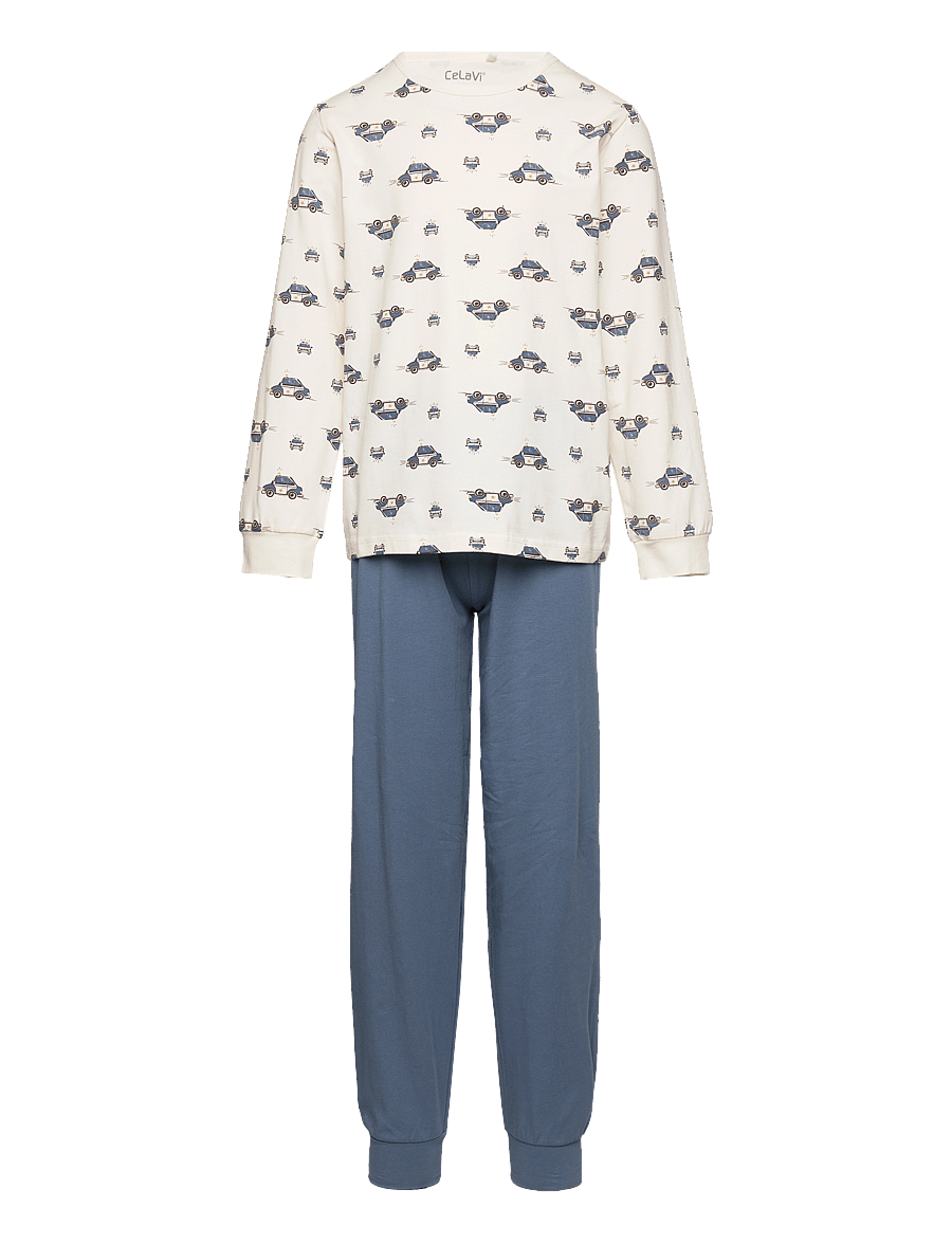 CeLaVi - Pyjama set LS - pižamų komplektai - blue fushion - 0