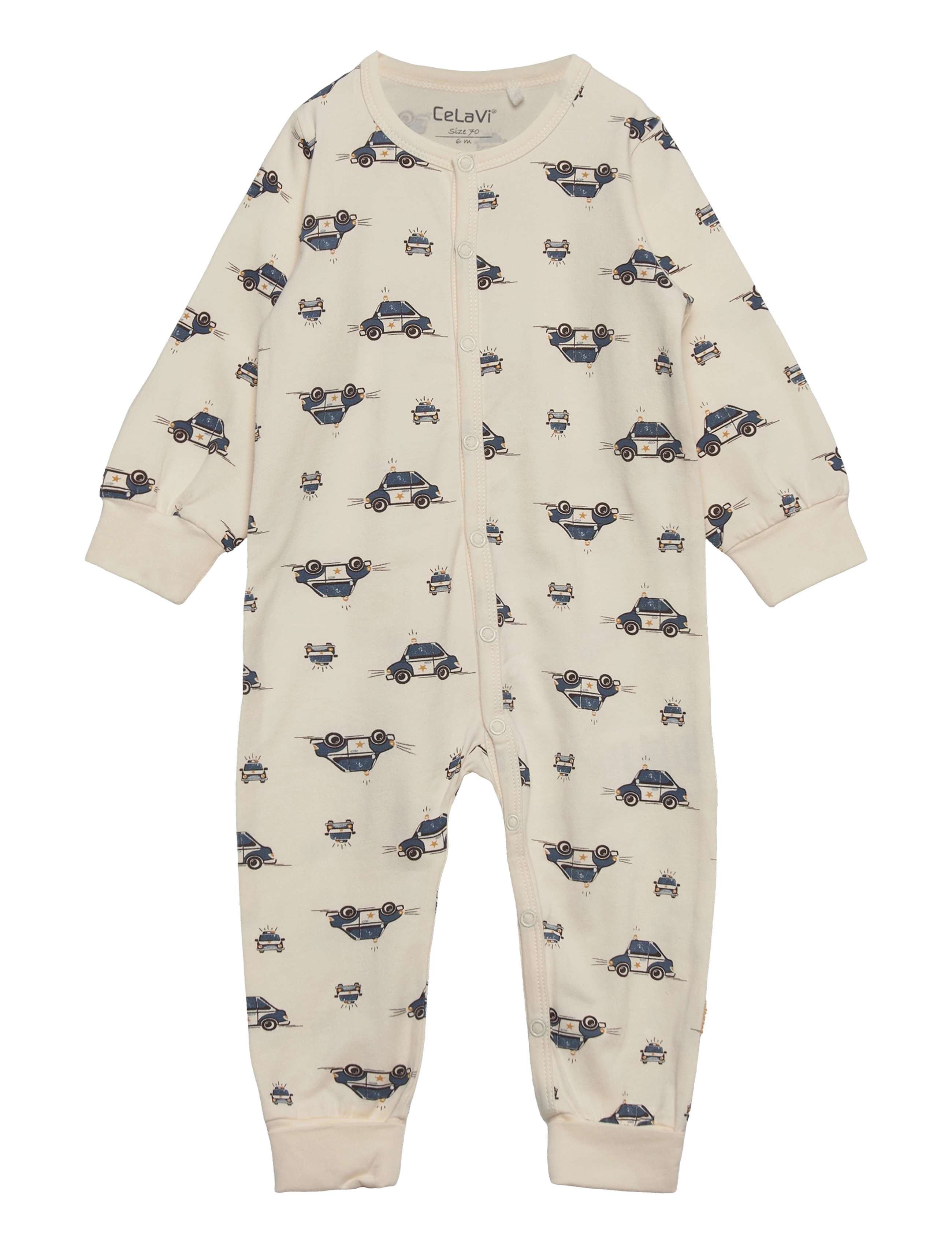 CeLaVi Nightsuit W. Aop, Nattdragt, Cream, Str: 60