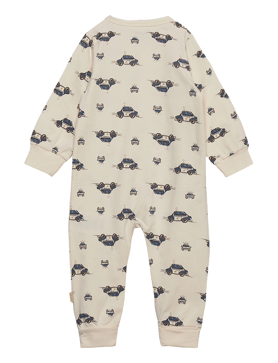 CeLaVi - Nightsuit w. AOP - pidžaama-kombinesoonid - blue fushion - 1