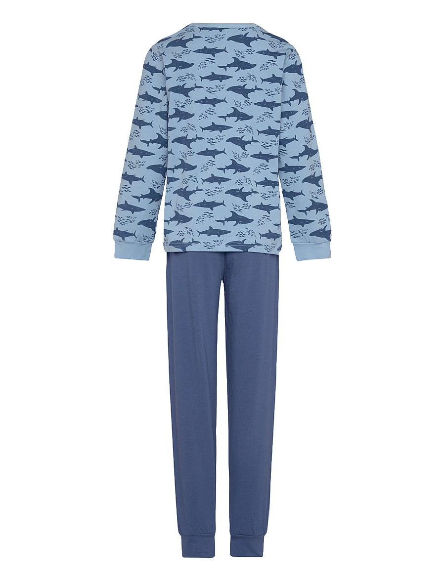 CeLaVi - Pyjama set LS - pyjamassæt - true blue - 1