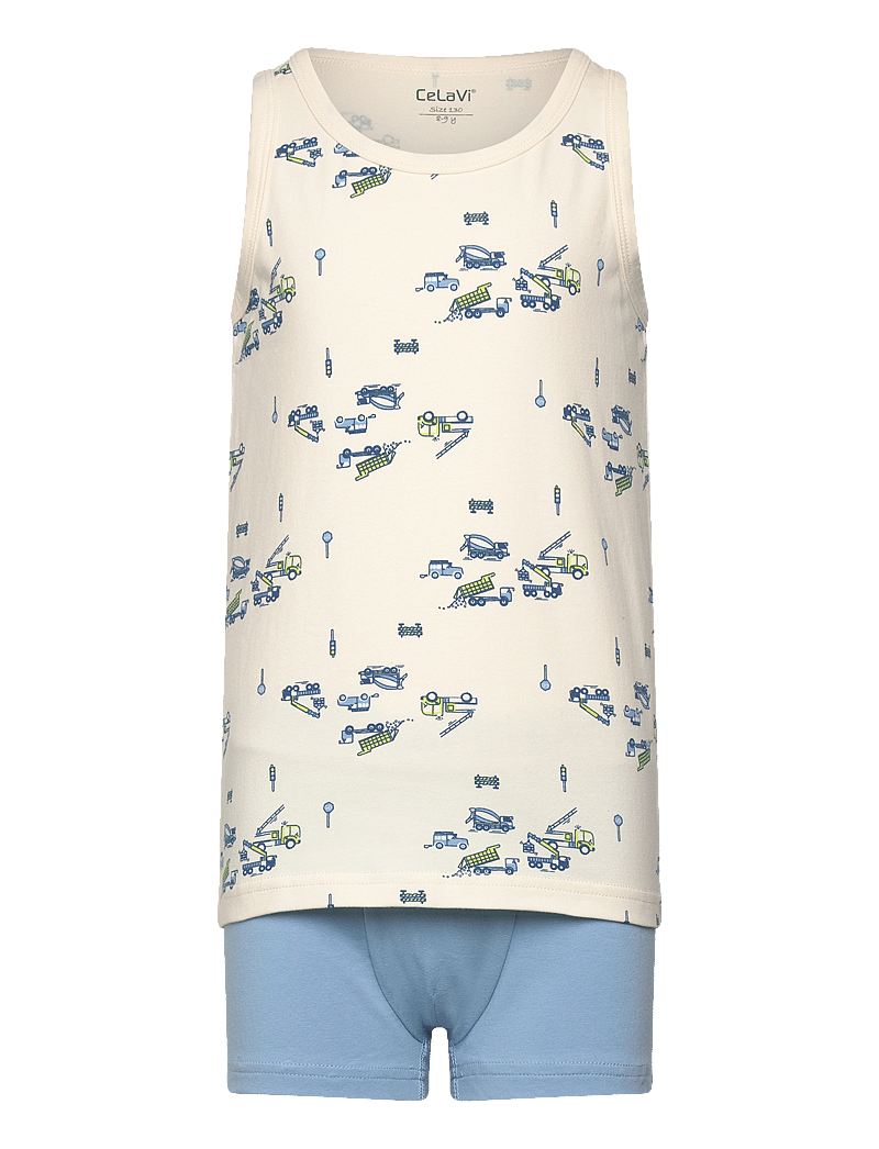 CeLaVi - Underwear set - w. boy print - underklädesset - daiquiri green - 0