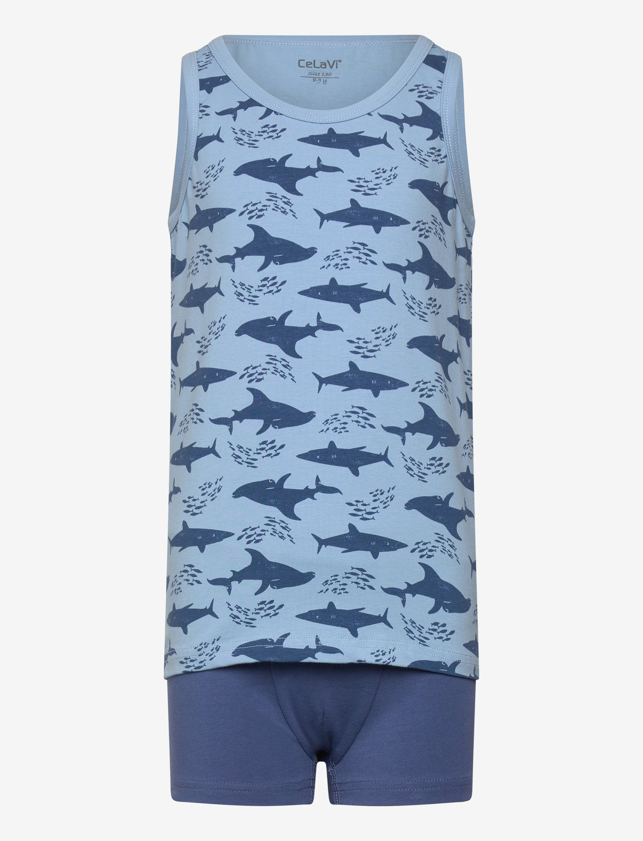 CeLaVi - Underwear set - w. boy print - herbstliche kleidung - true blue - 0