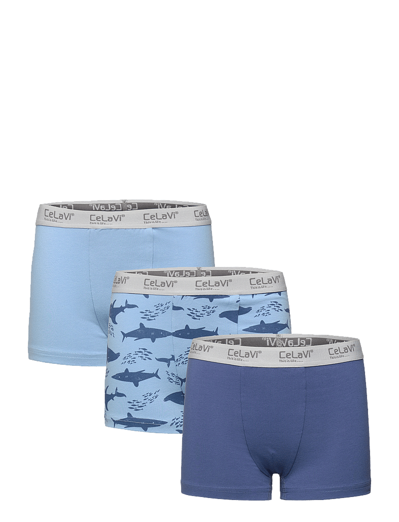 CeLaVi - Boxers 3-pack - underbukser - true blue - 0