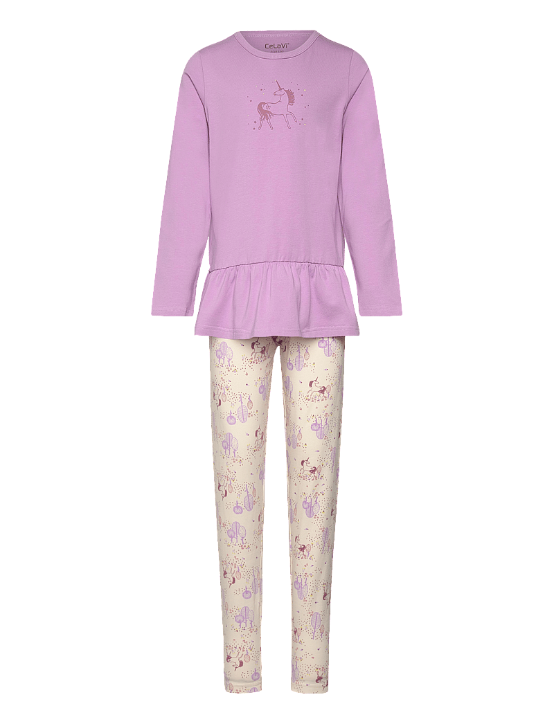 CeLaVi - Pyjamas set w. Leggings - pyjama-sets - lupine - 0