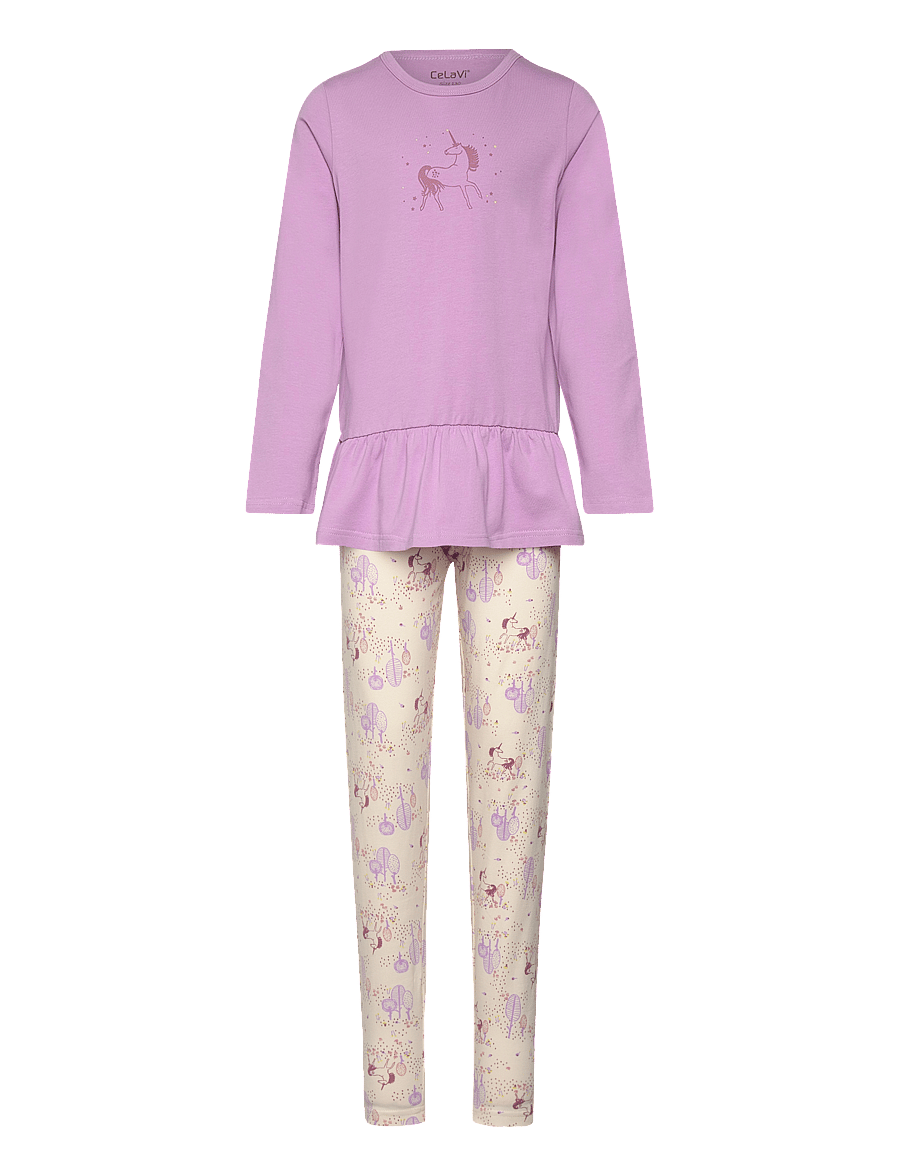 CeLaVi - Pyjamas set w. Leggings - pyjama-sets - lupine - 0