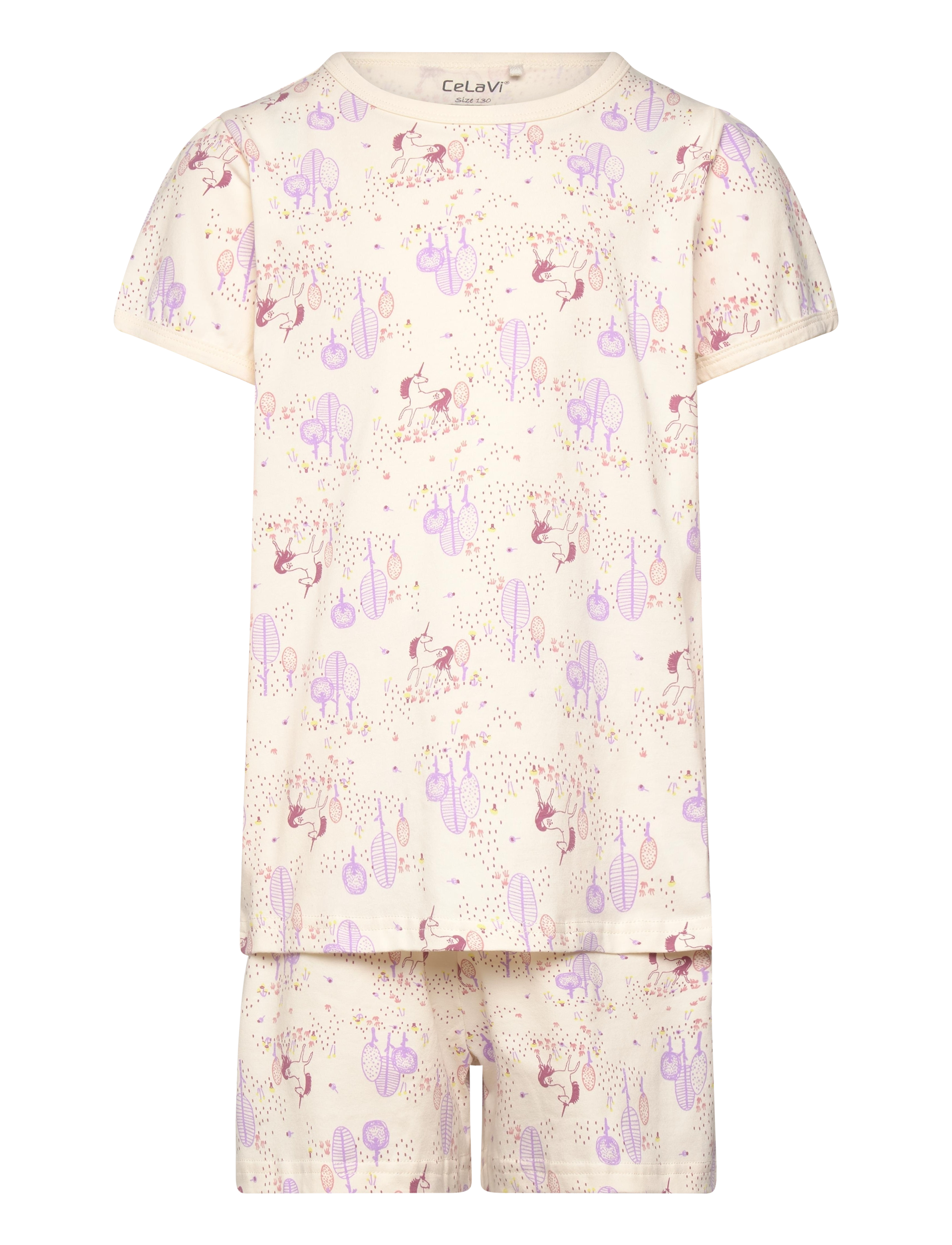 CeLaVi Pyjamas Ss W. Aop, 90, Pyjamas, Mehrfarbig/gemustert - Pyjama Sets, Kinder
