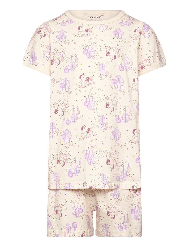 CeLaVi - Pyjamas SS w. AOP - komplektid - lupine - 0