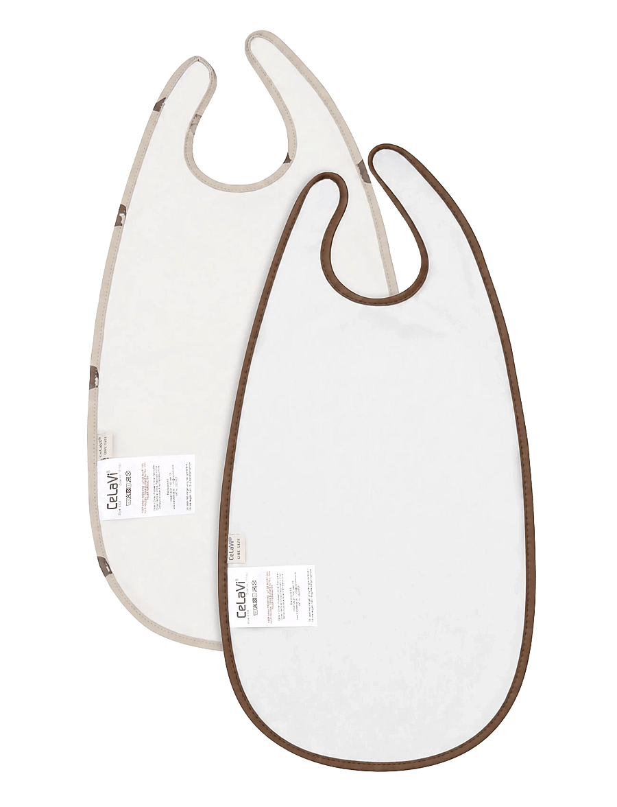 CeLaVi - Long PU Bib 2-pack - Ärmellose lätzchen - carafe - 1