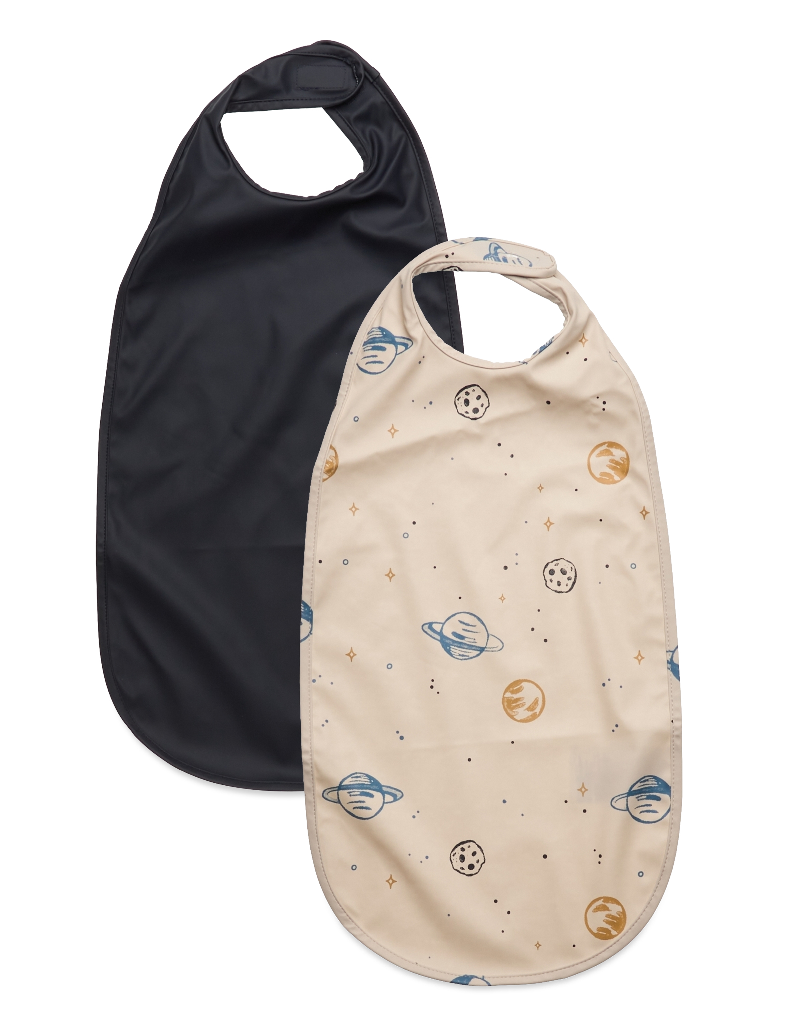 CeLaVi Long Pu Bib 2-Pack, One Size, Bibs, Mehrfarbig/gemustert - Sleeveless Kinder