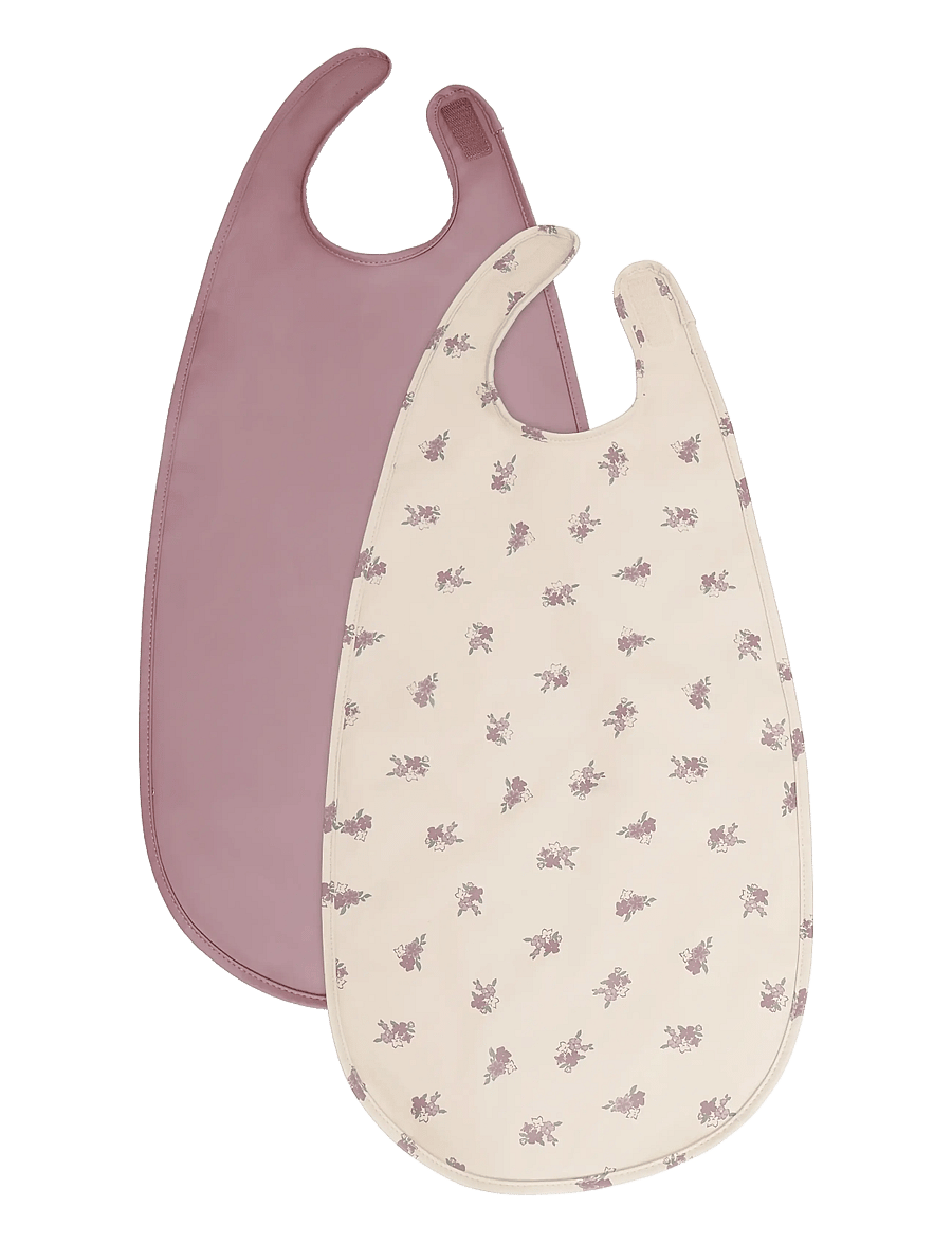CeLaVi - Long PU Bib 2-pack - varrukateta pudipõlled - grape shake - 0