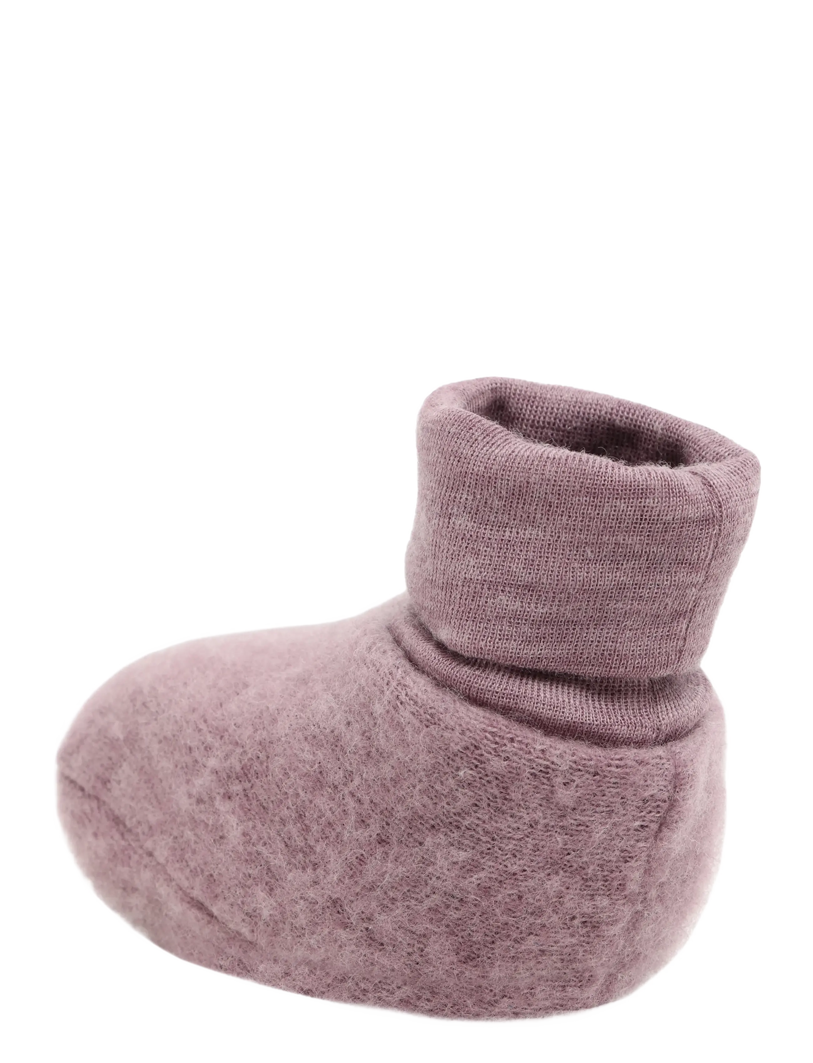 CeLaVi - Soft Wool Footies - baby booties - grape shake - 1