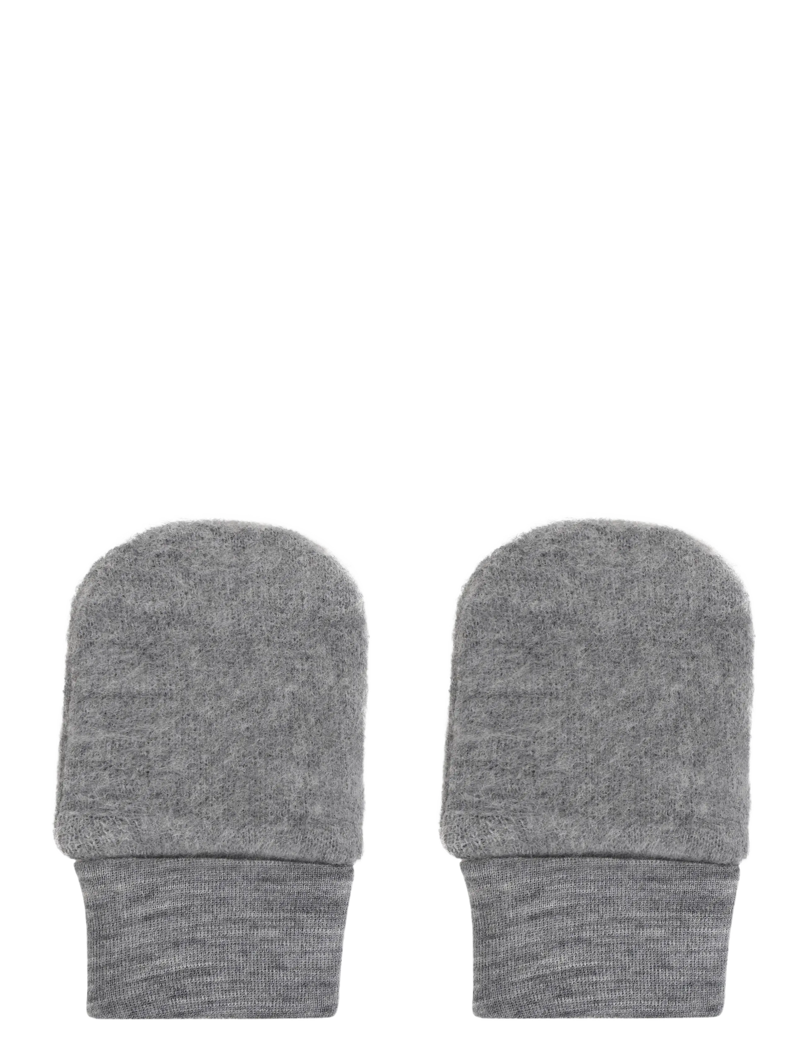 CeLaVi Soft Wool Mittens, 60, Grey, Handsker Og Vanter > Vanter, Børn