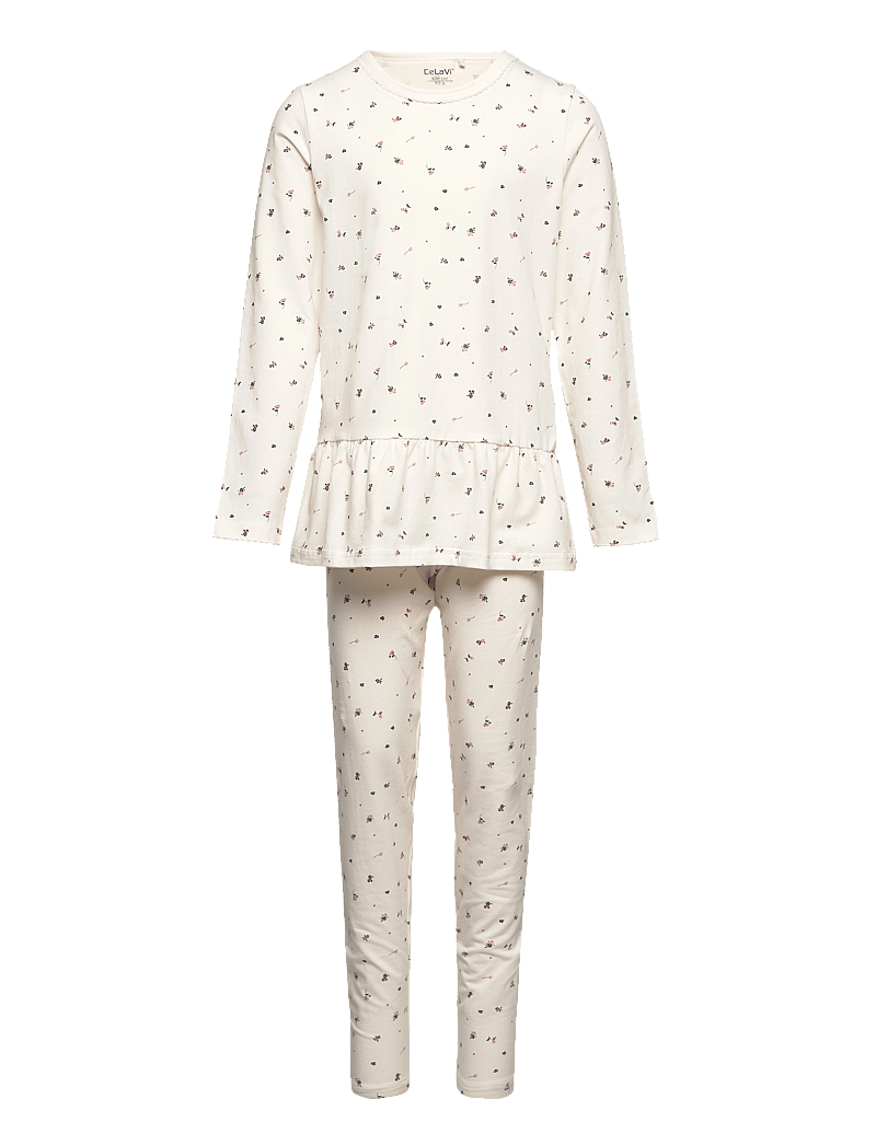CeLaVi - Pyjamas w. AOP - sets - rose brown - 0