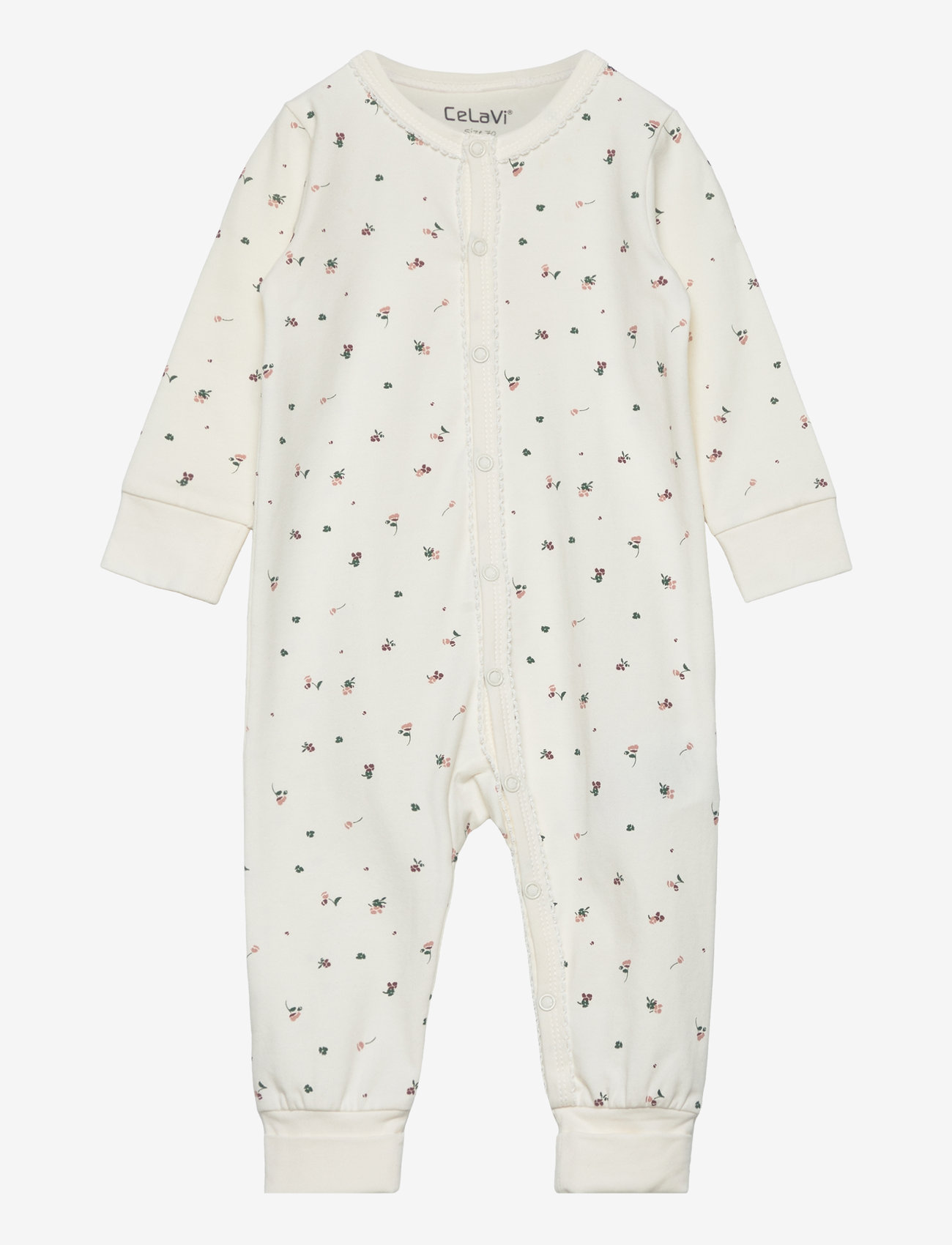 CeLaVi - Nightsuit w. AOP - schlafoveralls - rose brown - 0