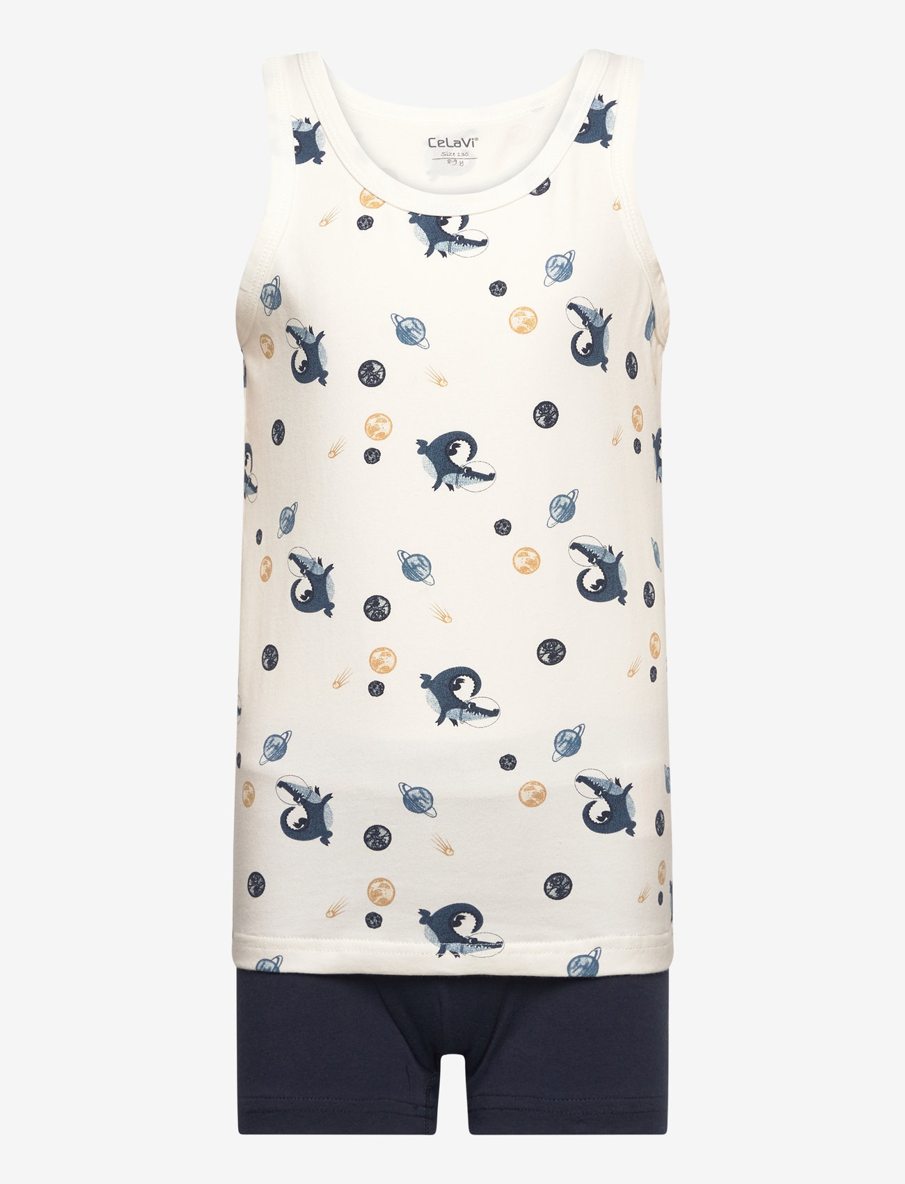 CeLaVi - Underwear set - w. boy print - sets - total eclipse - 0