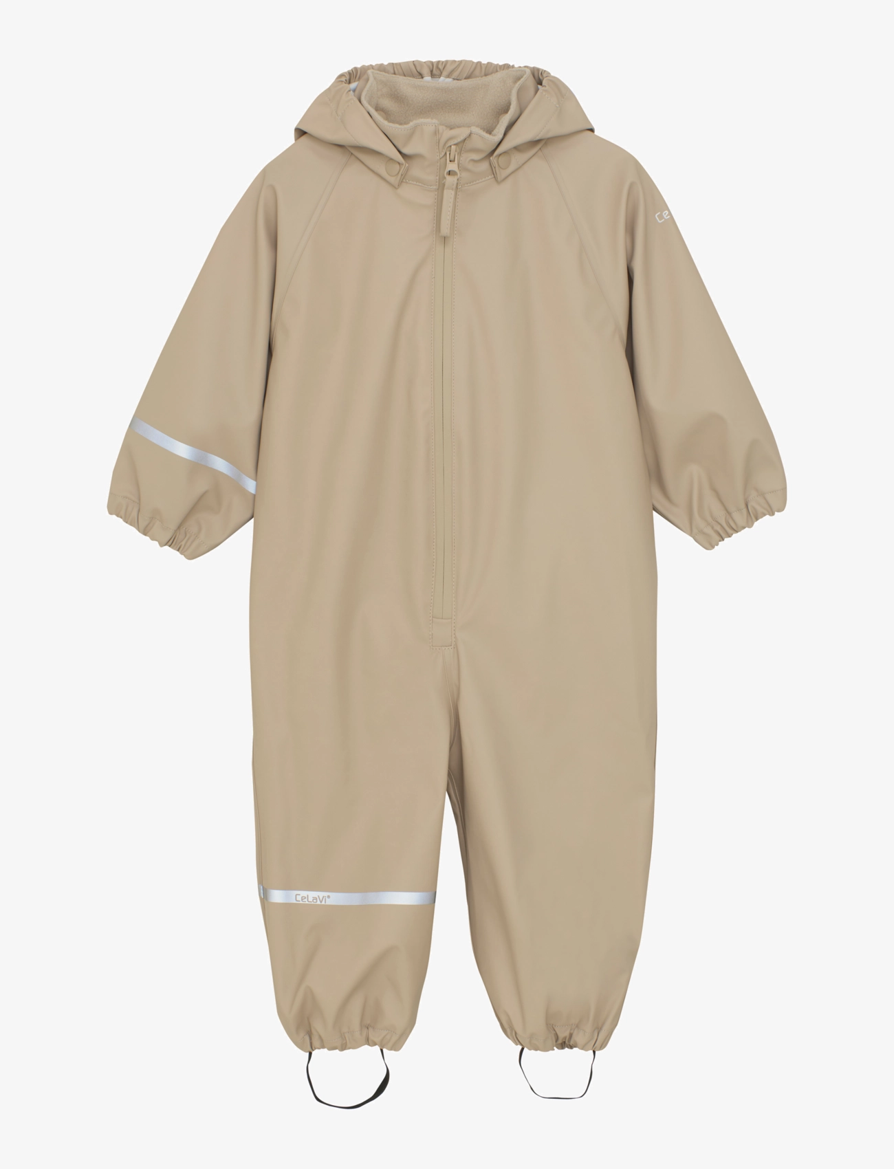 CeLaVi Basic Rainwear Suit -Pu, 80, Coveralls, Beige - Kinder