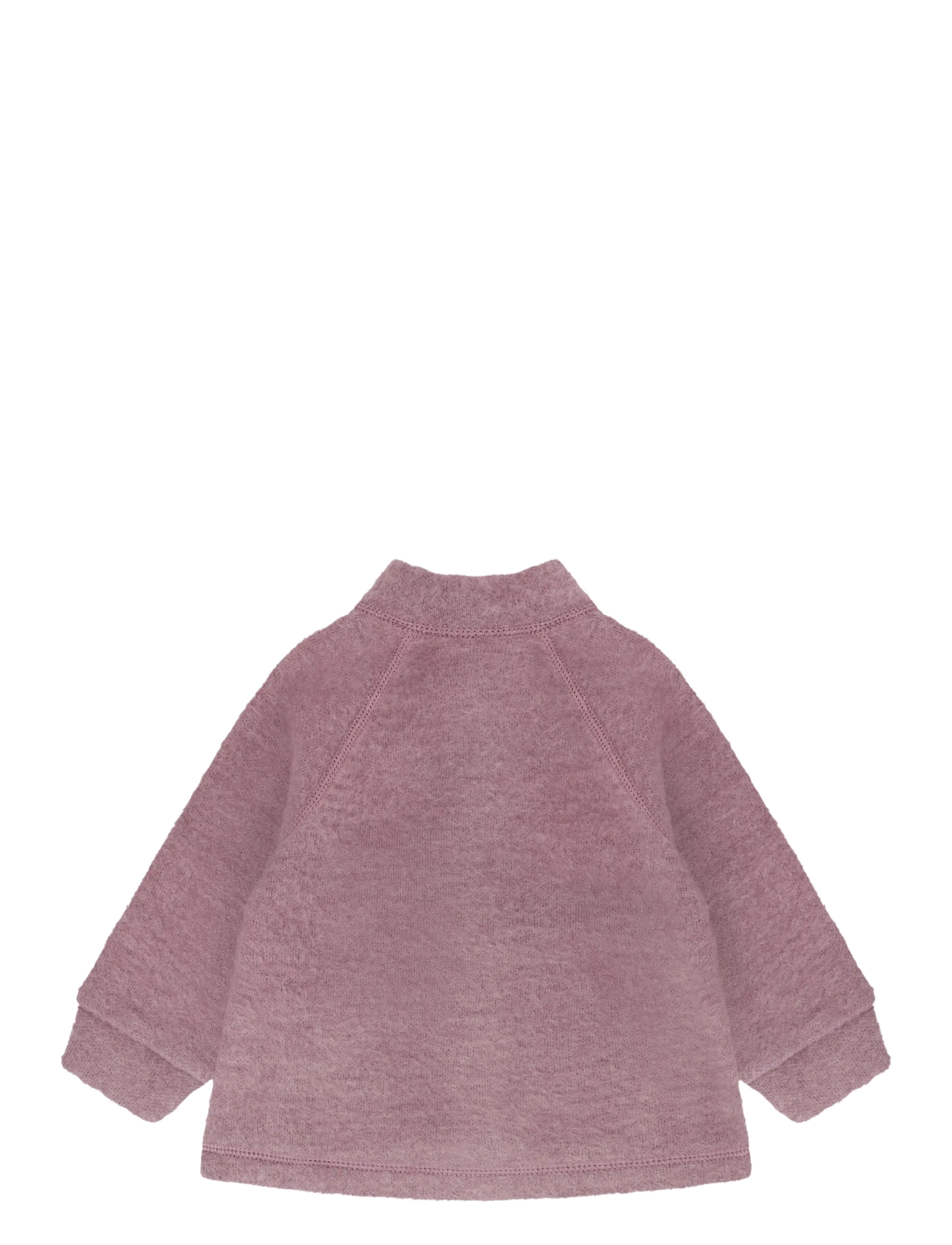 CeLaVi - Jacket w/zipper - Soft Wool - fleece jackets - grape shake - 1