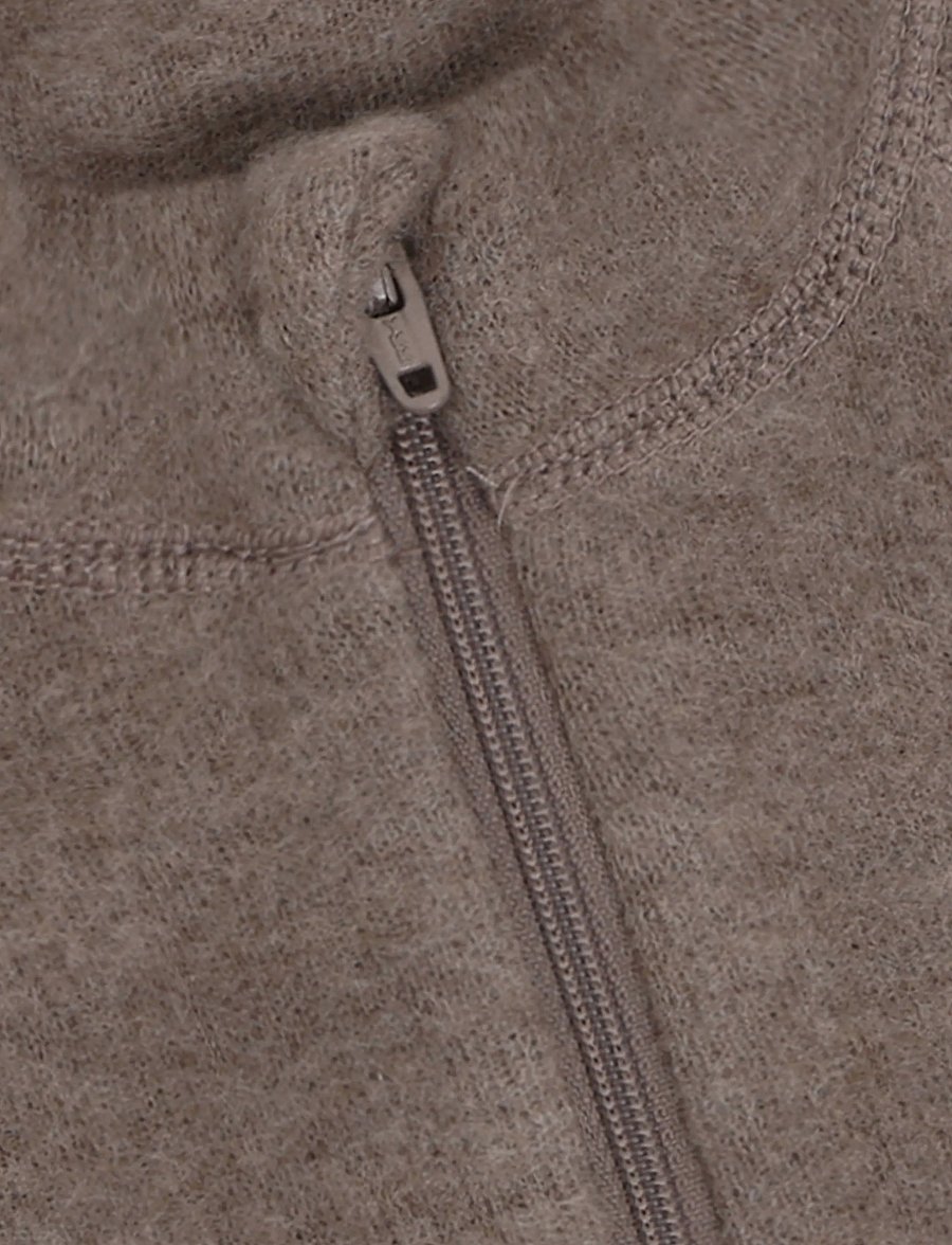 CeLaVi - Jacket w/zipper - Soft Wool - fleece jackets - walnut - 2
