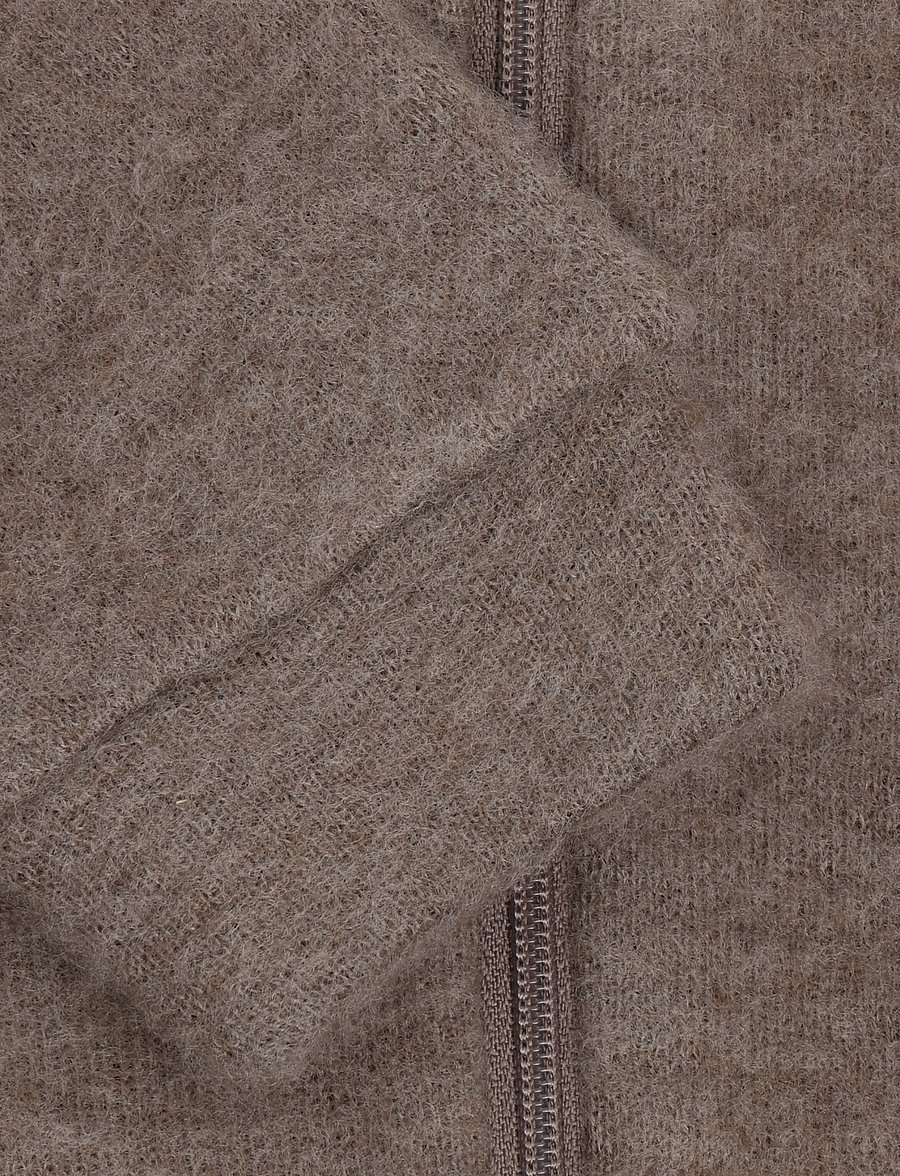 CeLaVi - Jacket w/zipper - Soft Wool - fleece jackets - walnut - 3